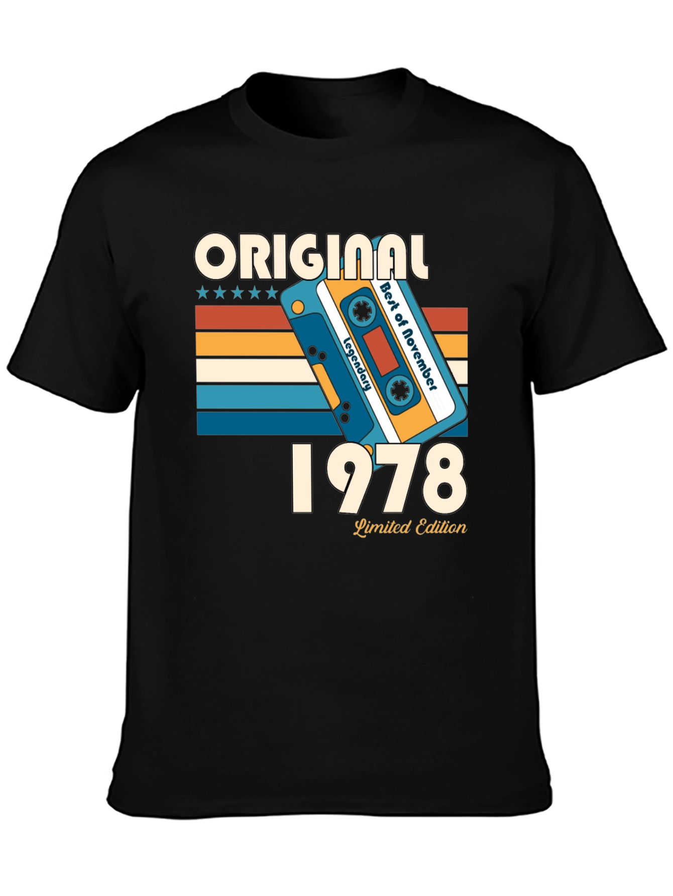 Black Original 1978 Limited Edition T-Shirt view 3