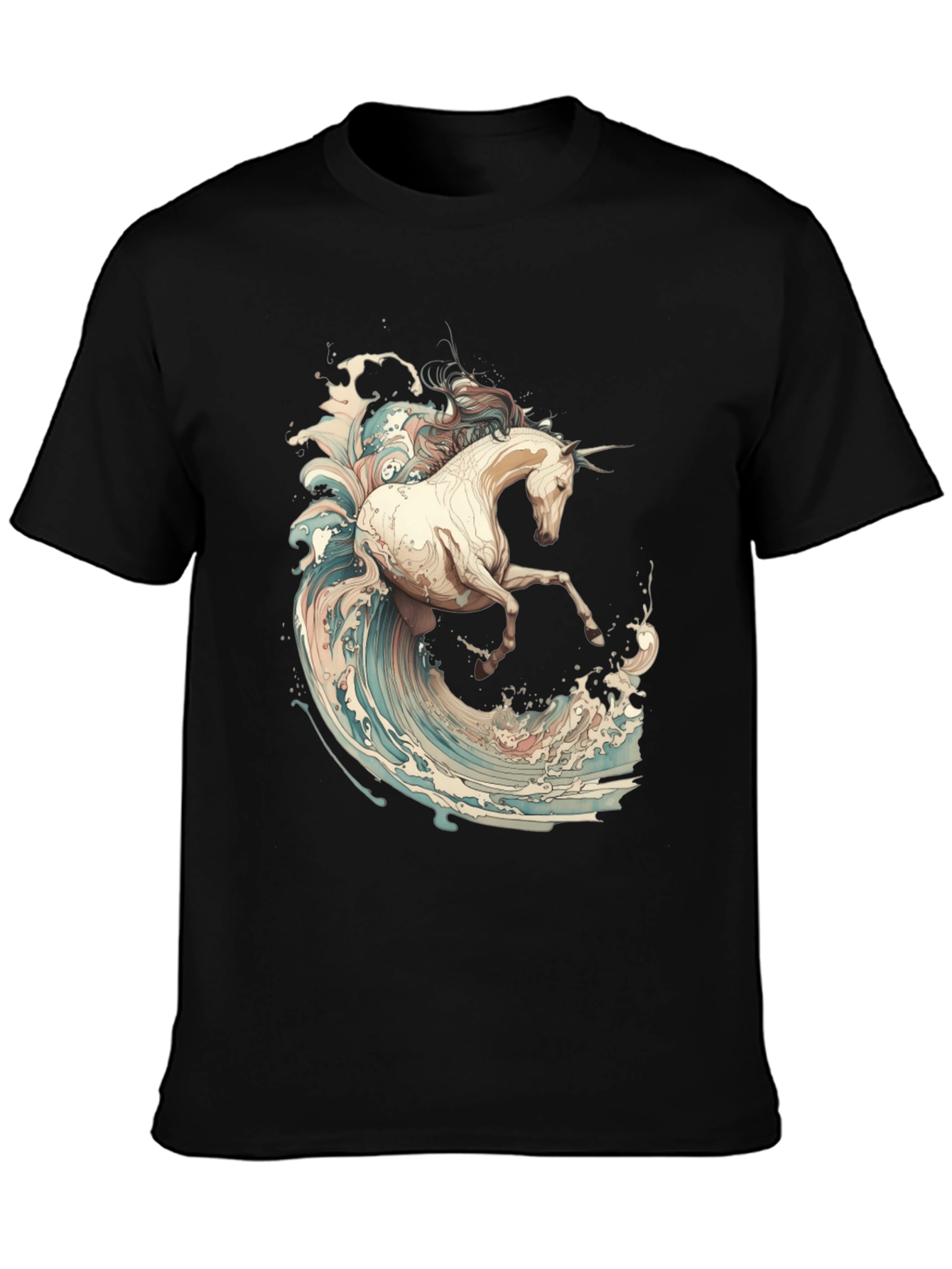 Unicorn Wave Rider Graphic T-Shirt - 3