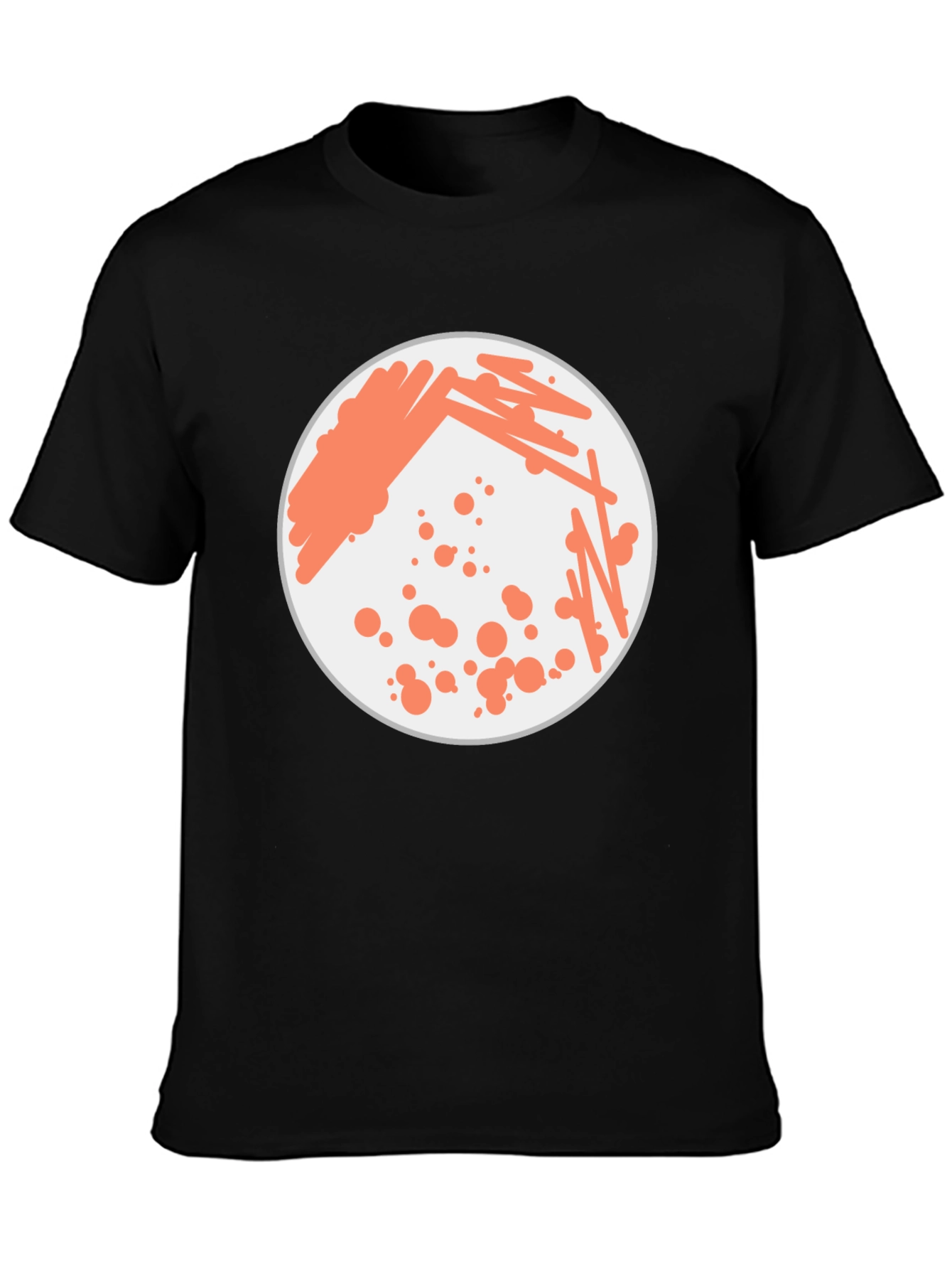 Black Bacterial Culture Graphic Tee - Science Inspired Apparel view 3