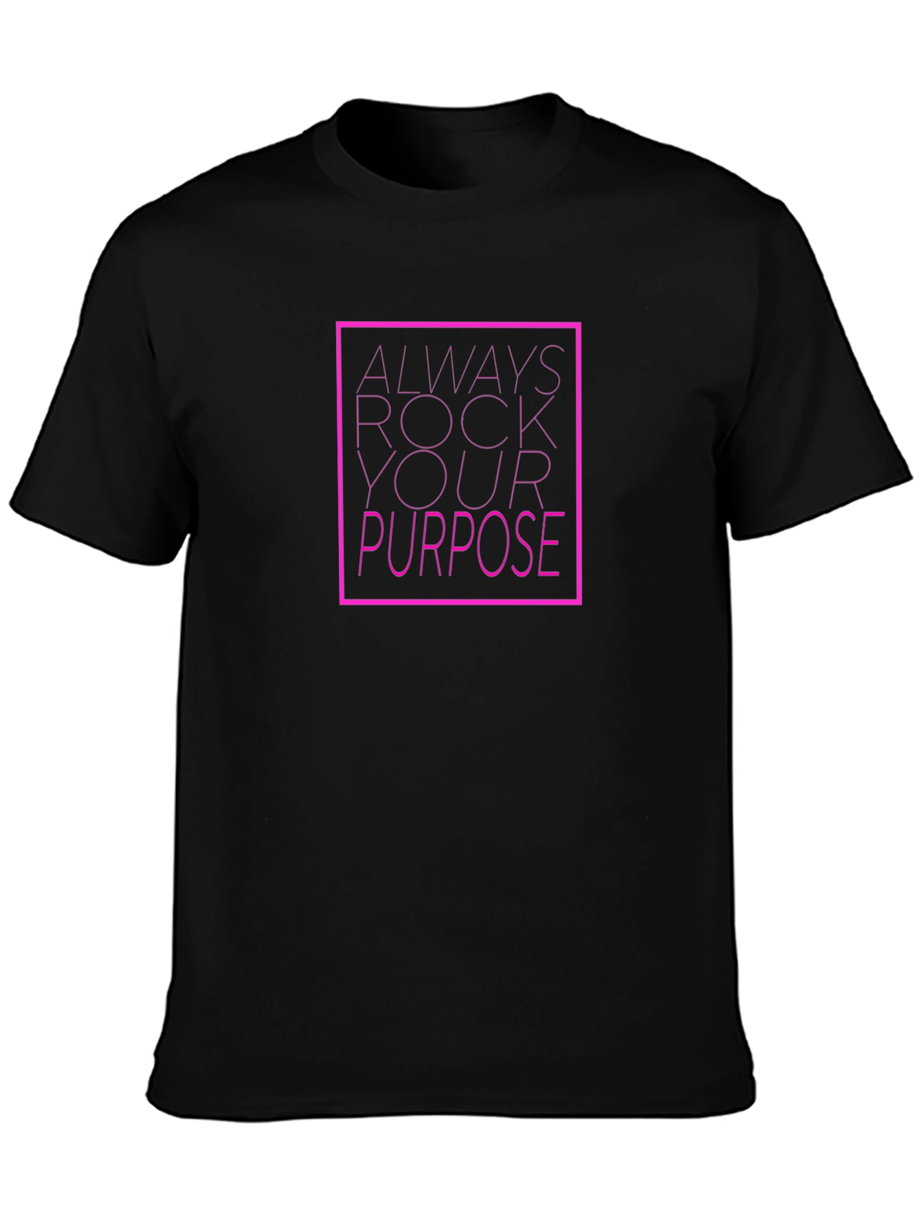 Black Rock Your Purpose Graphic Tee - Black view 3