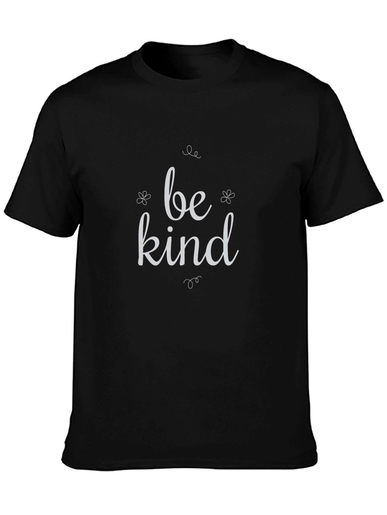 Black Be Kind Graphic T-Shirt - Soft Cotton Blend view 3