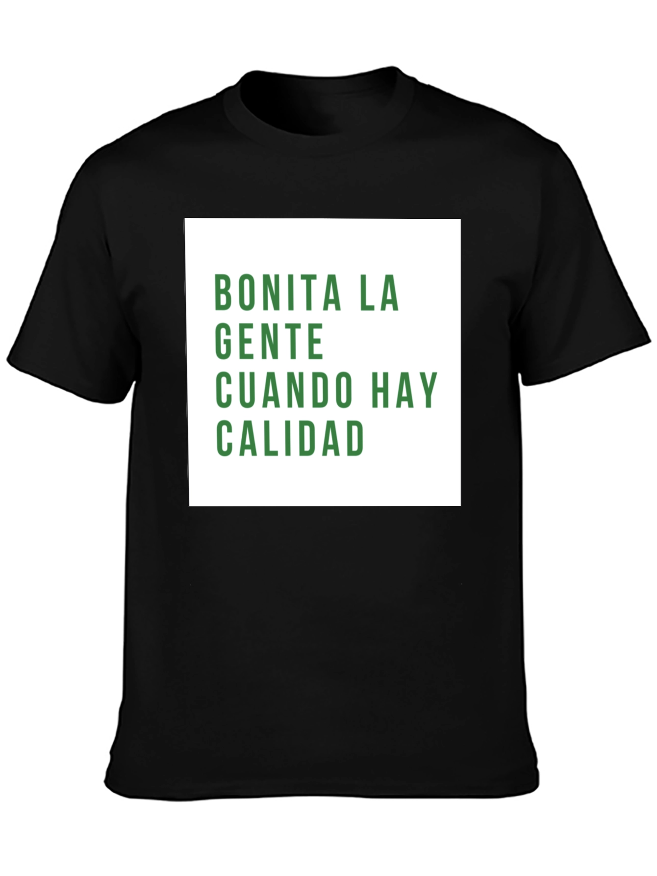Black Bonita La Gente Graphic T-Shirt view 3