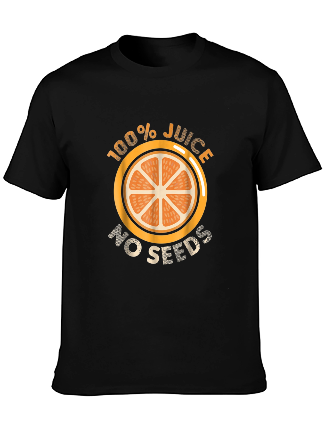 Black 100% Juice No Seeds Graphic Tee - Unisex view 3