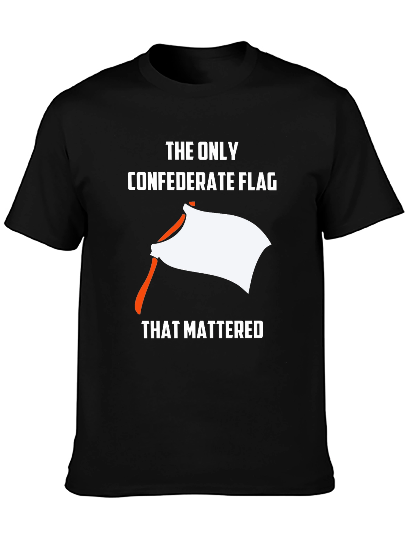 Black Confederate Flag Parody T-Shirt view 3
