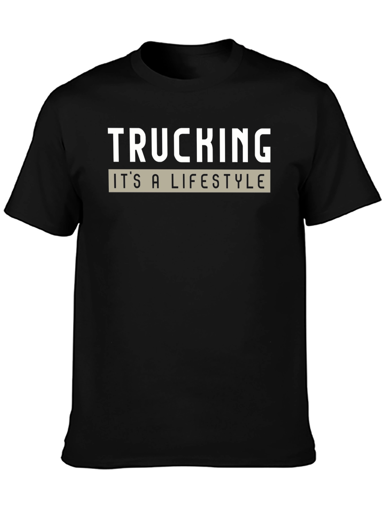Black Trucking: It's a Lifestyle T-Shirt view 3