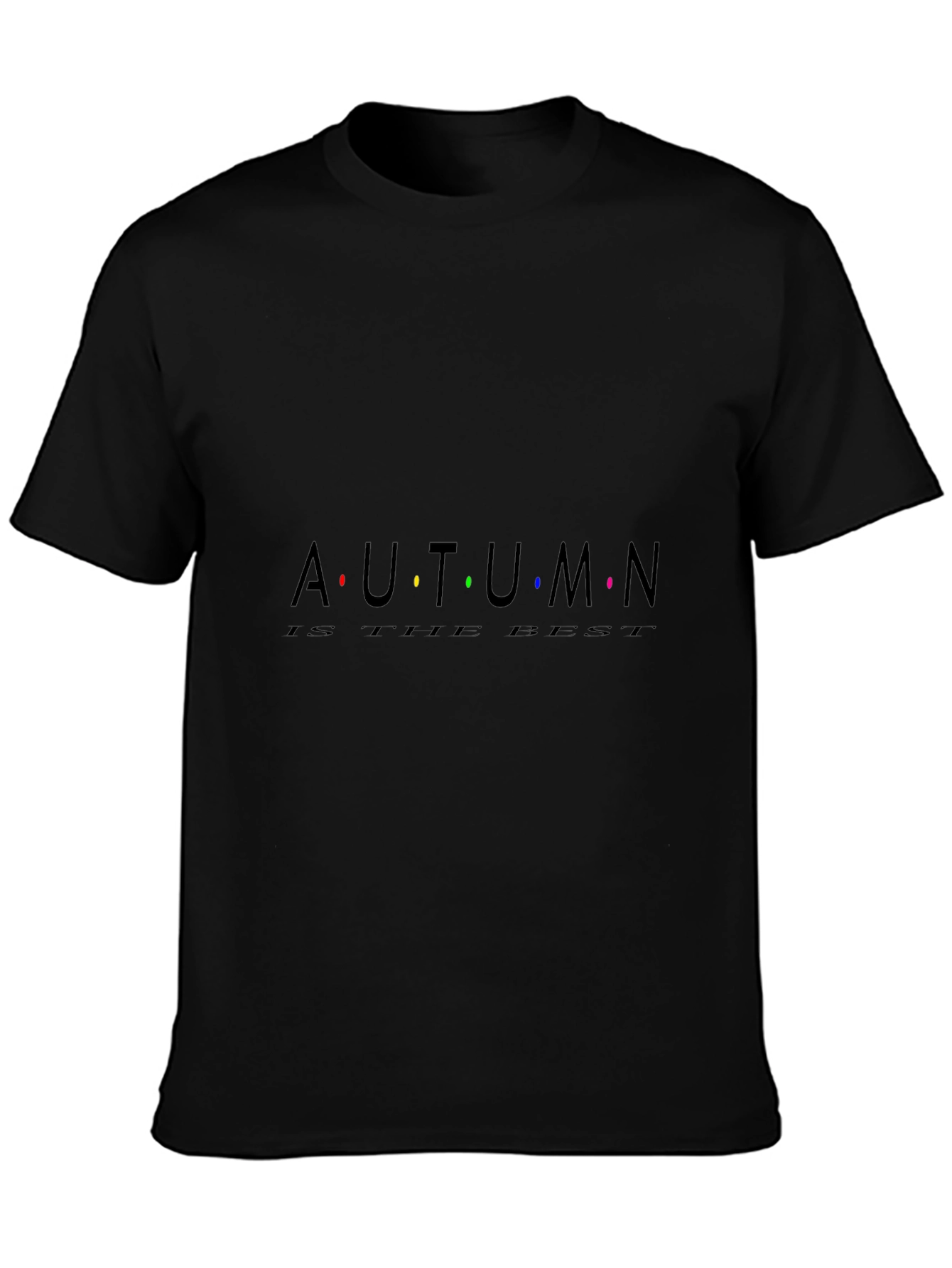 Black Autumn Is The Best T-Shirt - Fall Vibes view 3