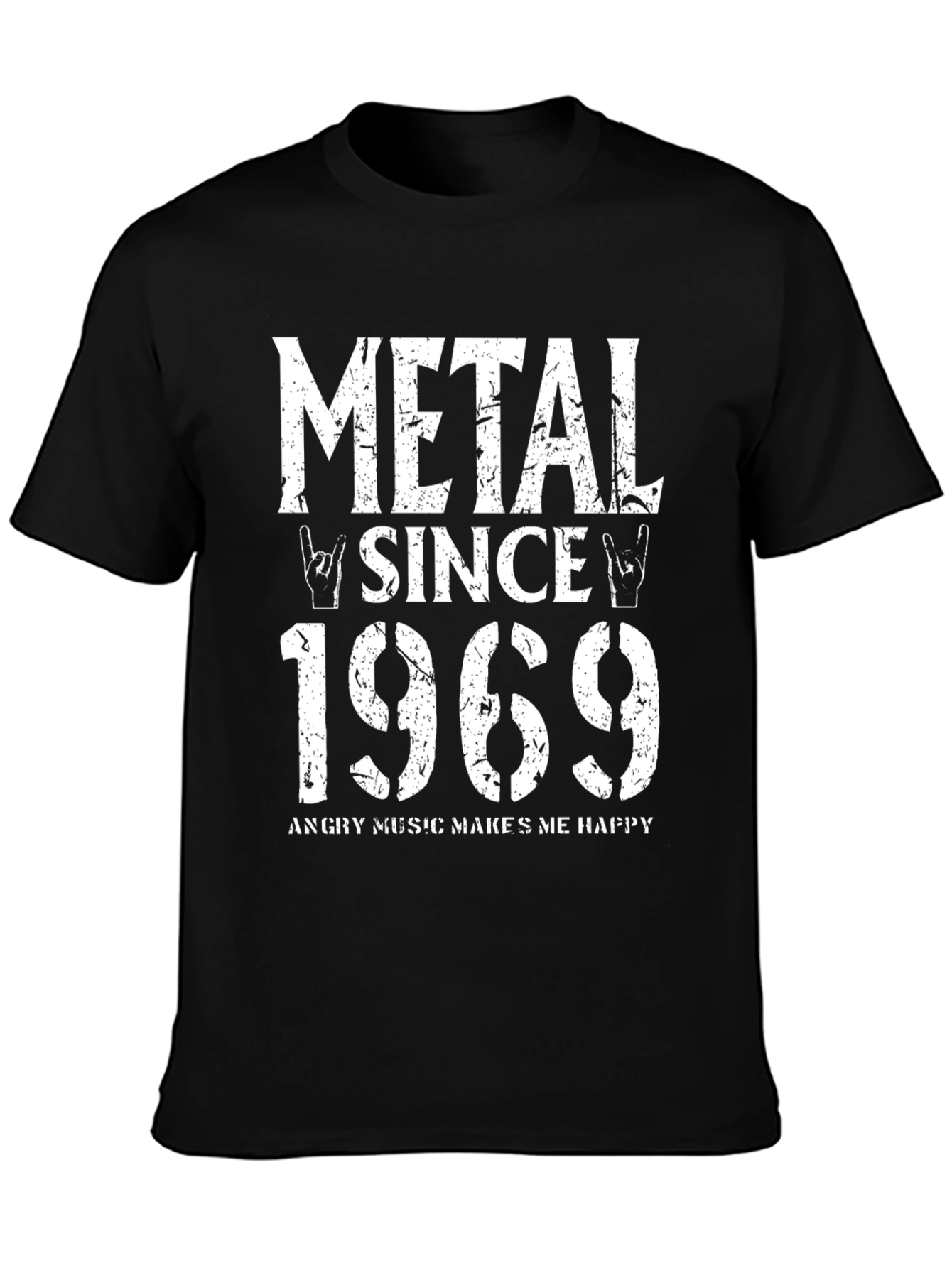 Black Metal Since 1969 Graphic Tee - Rock and Roll T-Shirt view 3