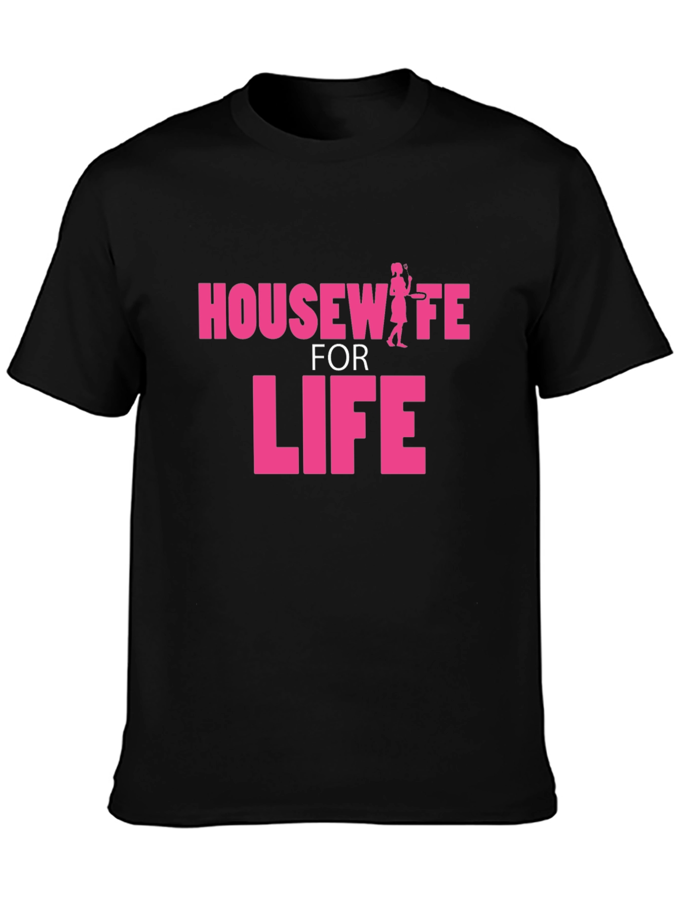 Black Housewife for Life Graphic T-Shirt view 3
