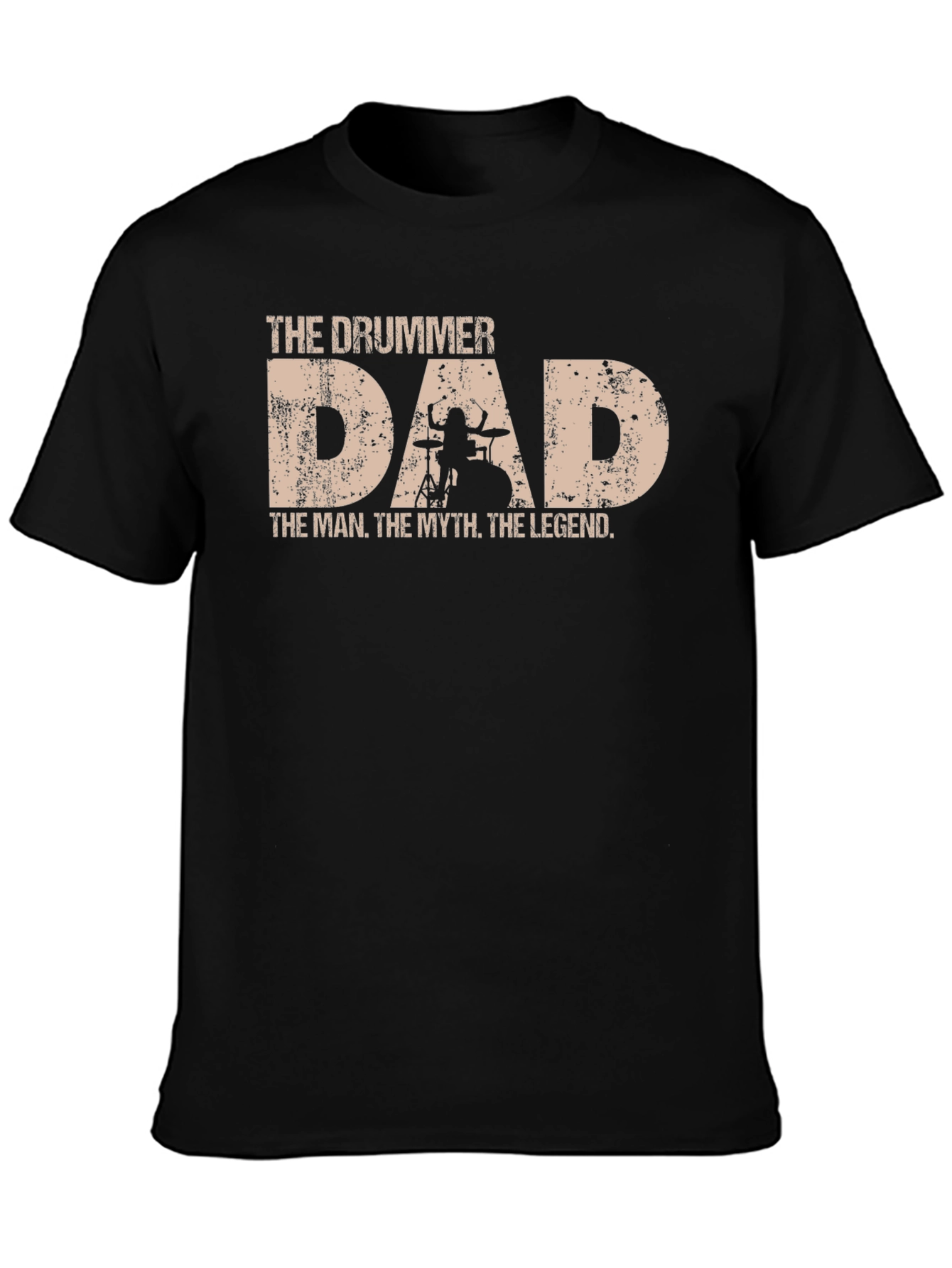 The Drummer Dad T-Shirt - Man, Myth, Legend! - 3