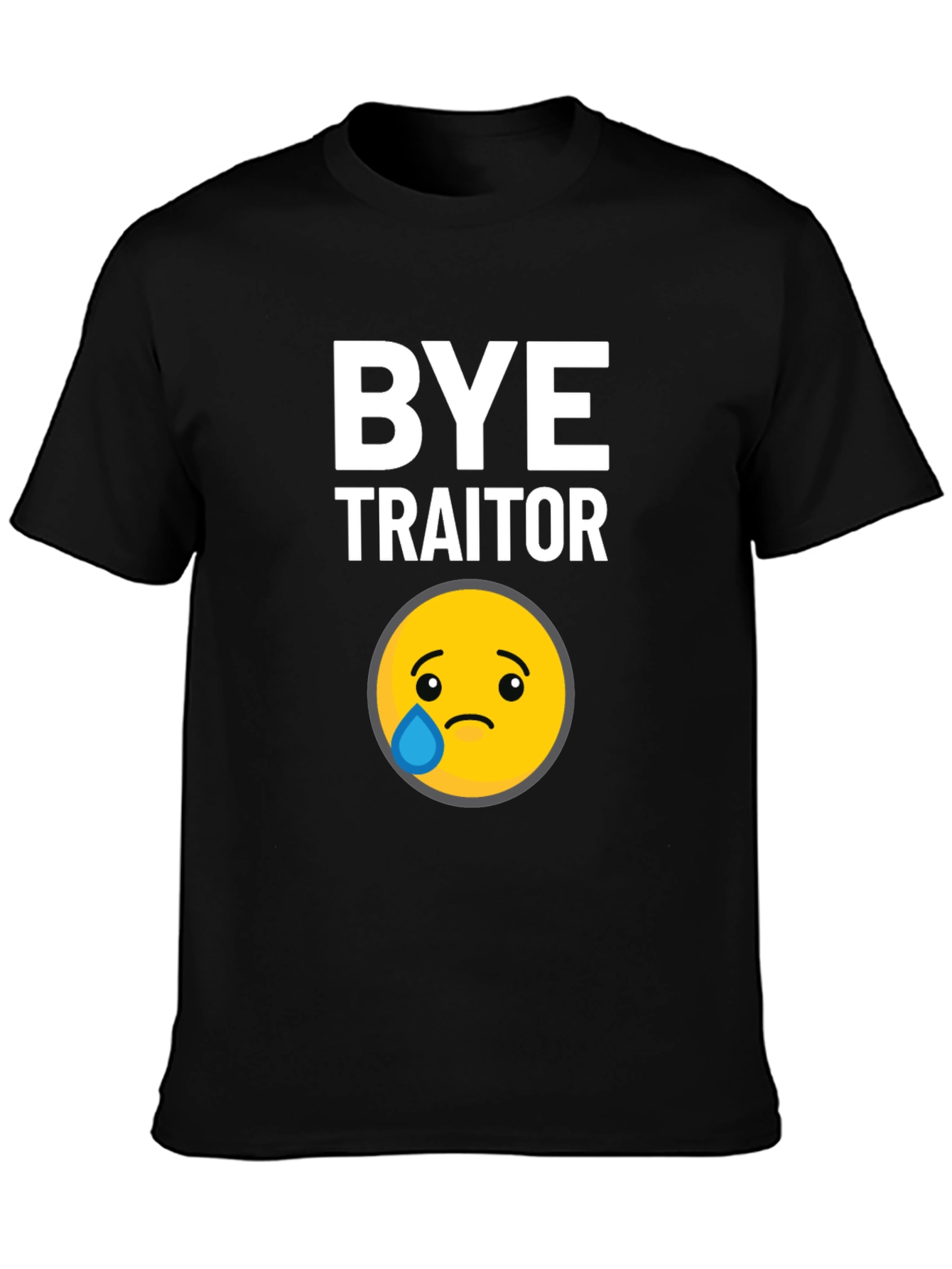 Black Bye Traitor T-Shirt view 3