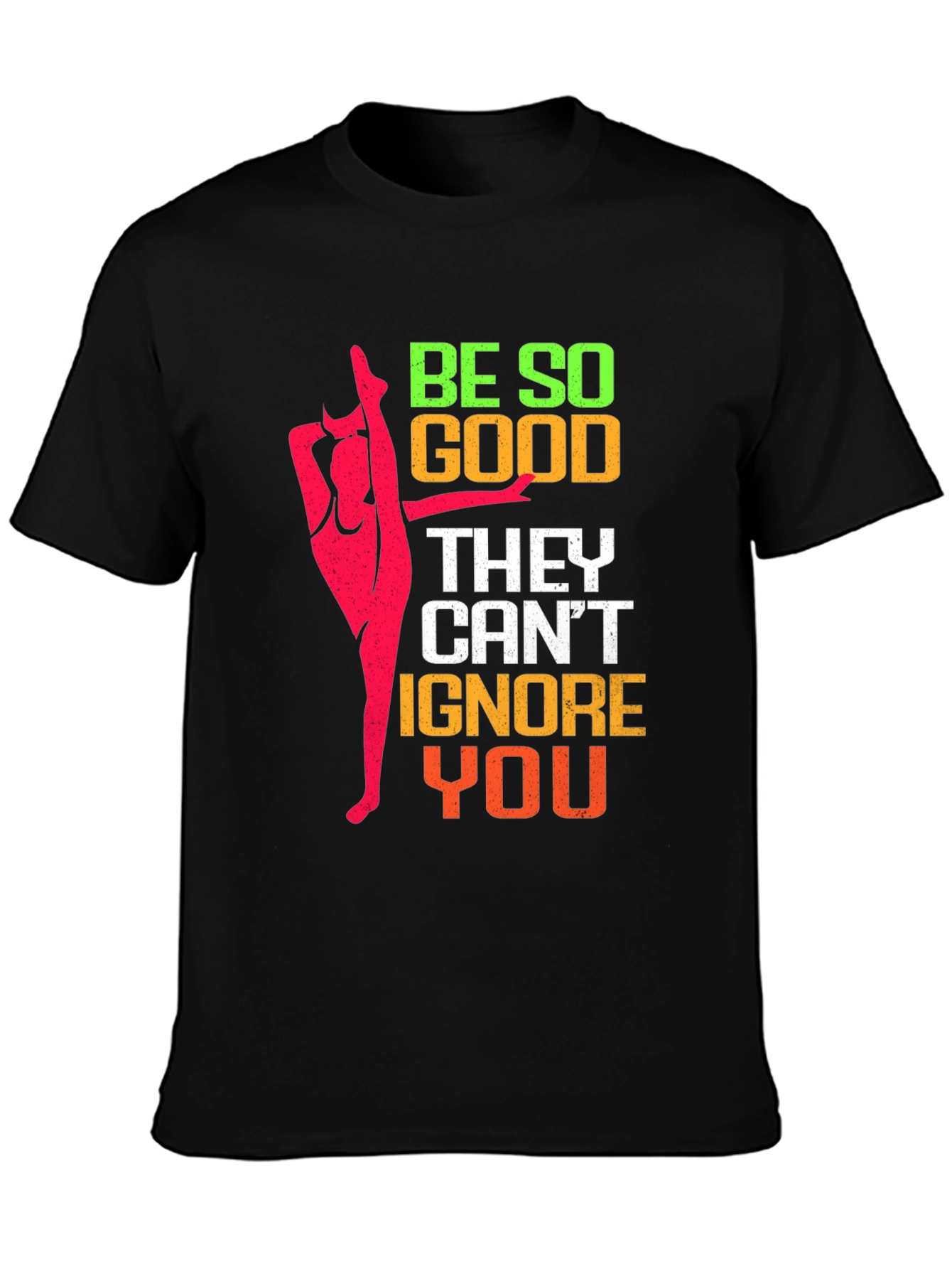 Black Be So Good Gymnastics T-Shirt view 3