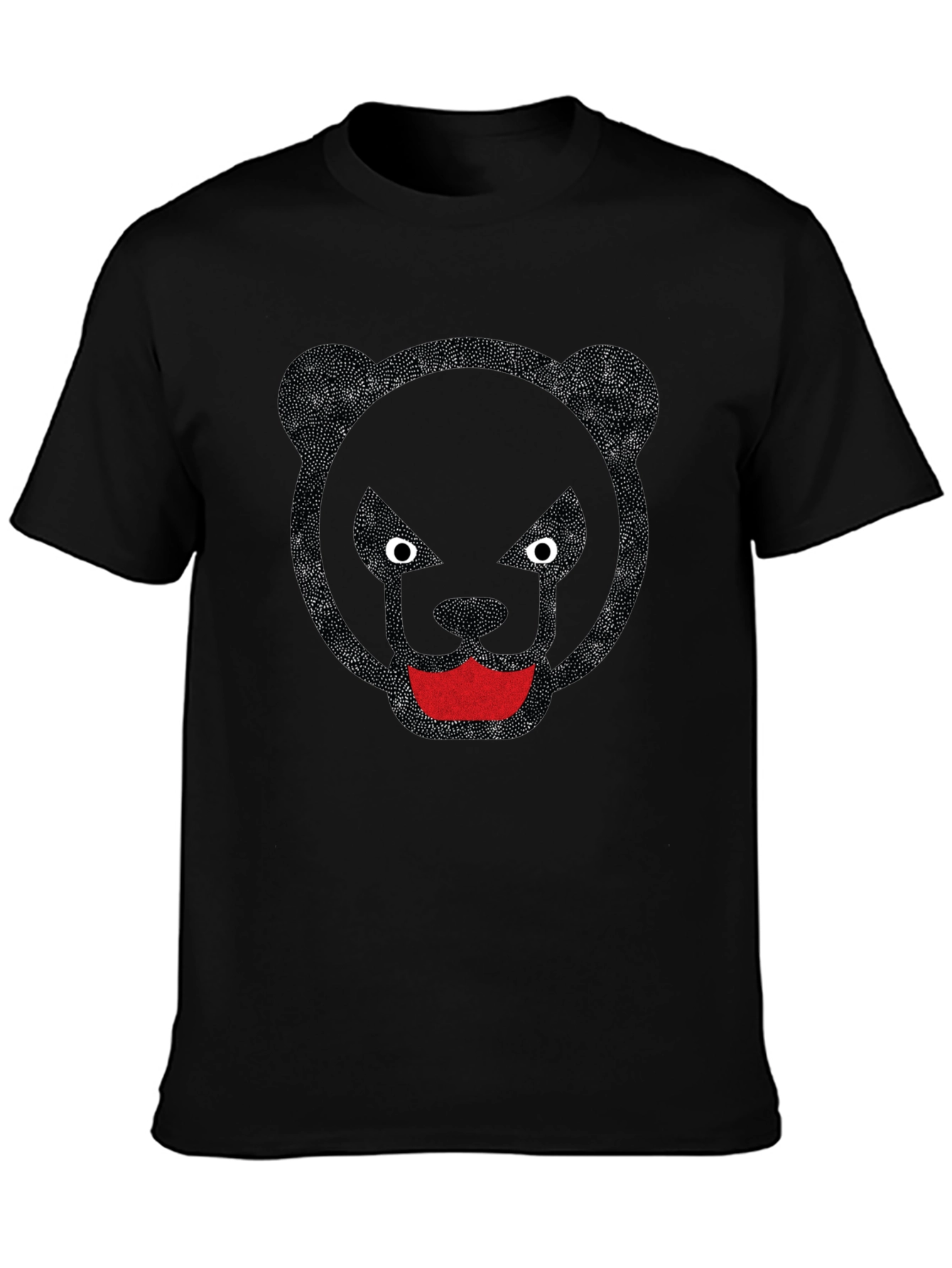 Black Bear Graphic Black T-Shirt view 3