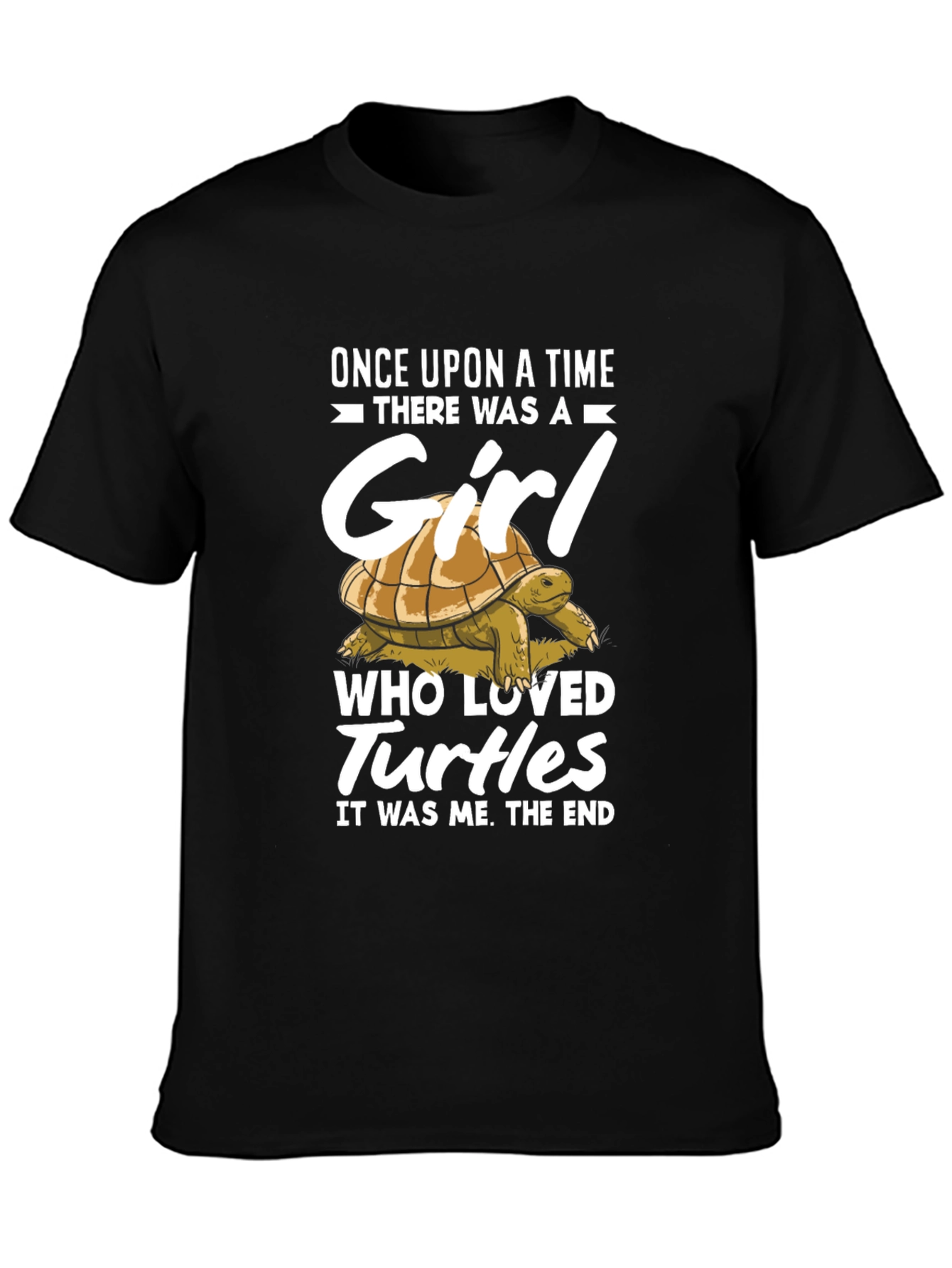 Black Turtle Lover T-Shirt - Once Upon A Time Girl's Tee view 3