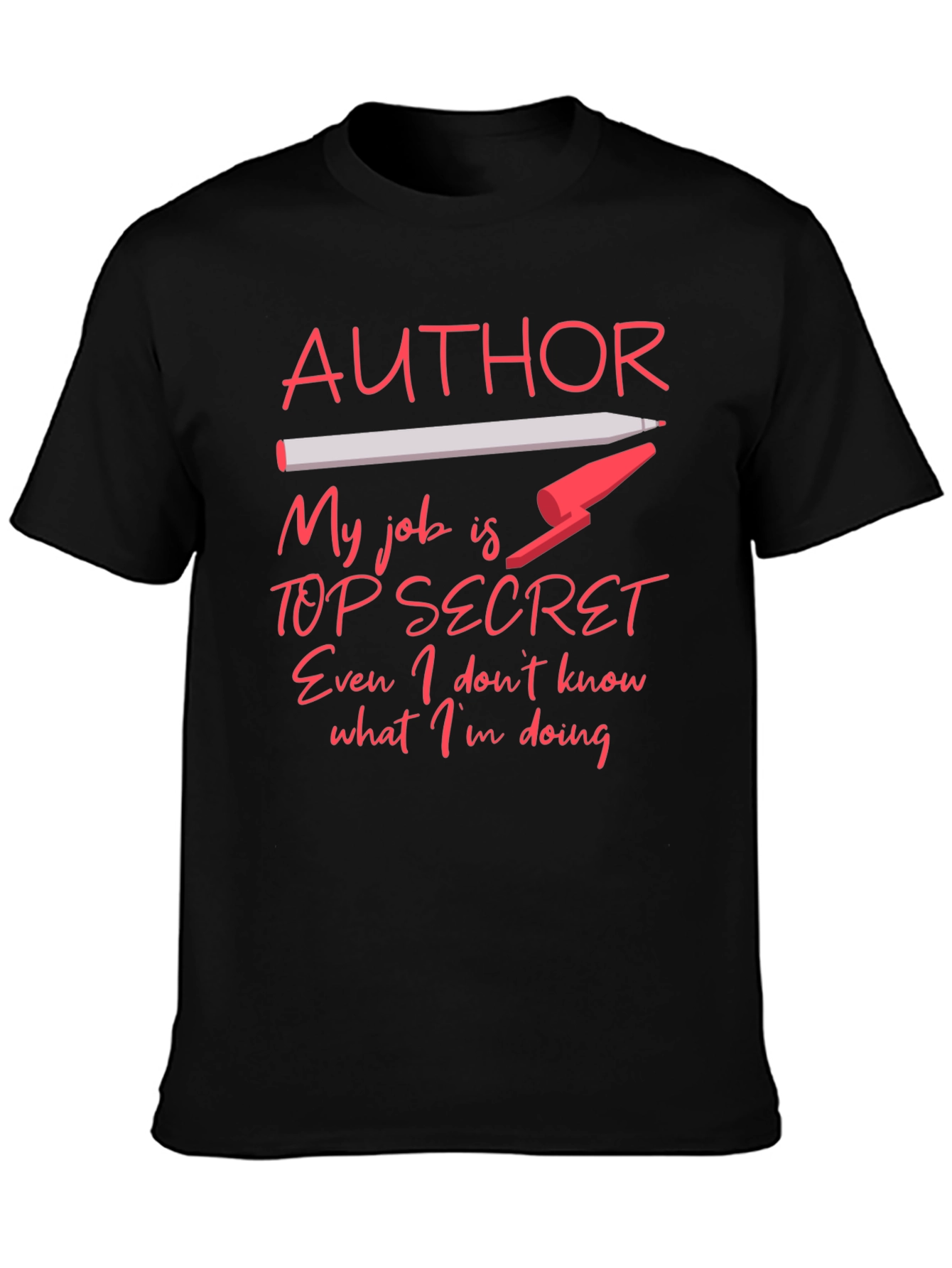 Author Top Secret Job T-Shirt - 3