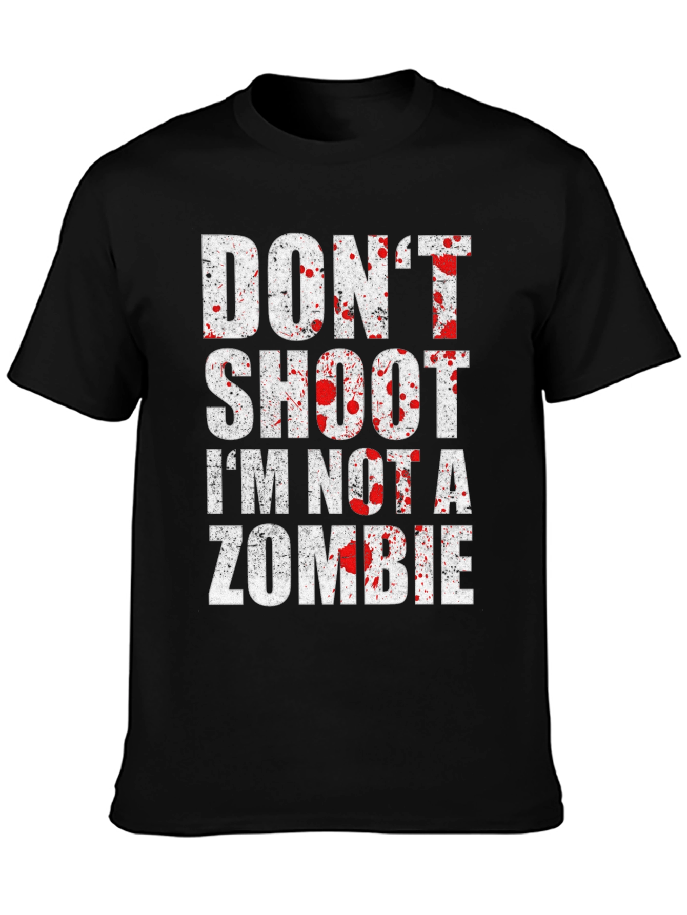 Black Don't Shoot Zombie Graphic Tee view 3