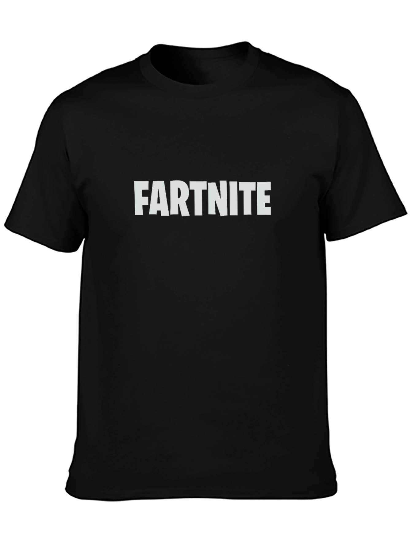 Black Fartnite Funny Graphic T-Shirt - Adult Humor Tee view 3