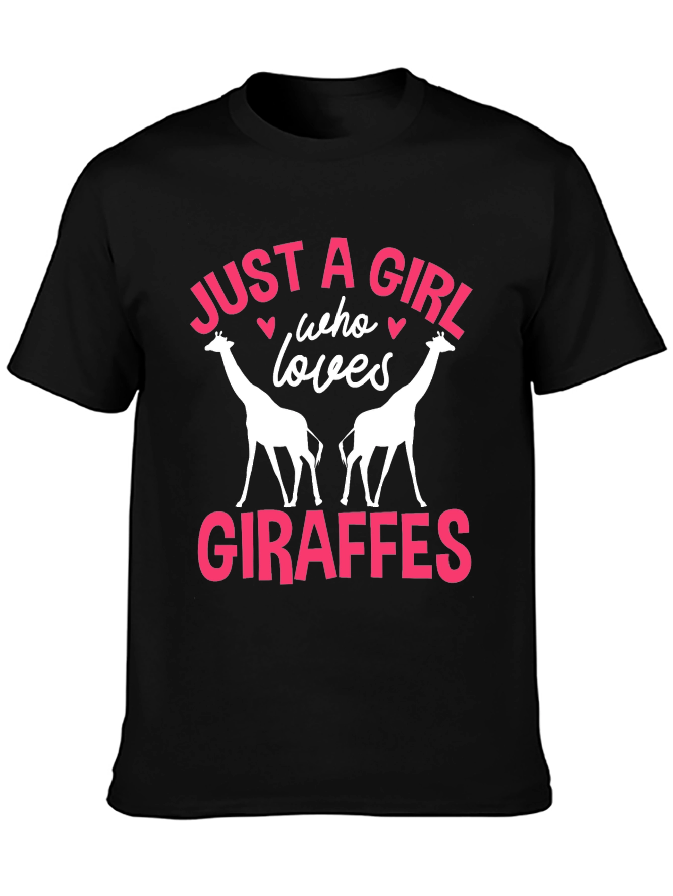 Just a Girl Who Loves Giraffes T-Shirt - 3