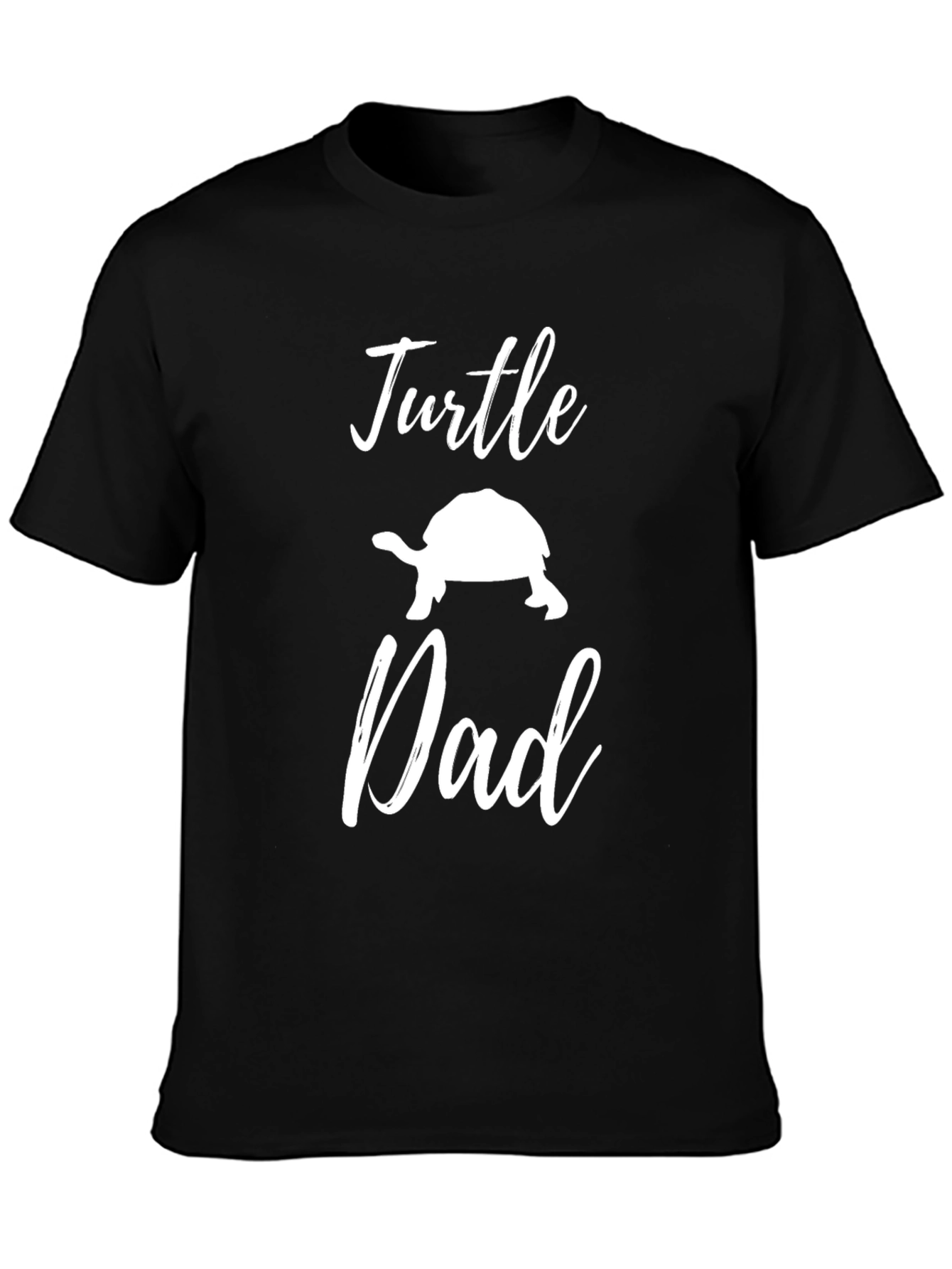 Black Turtle Dad Graphic T-Shirt view 3
