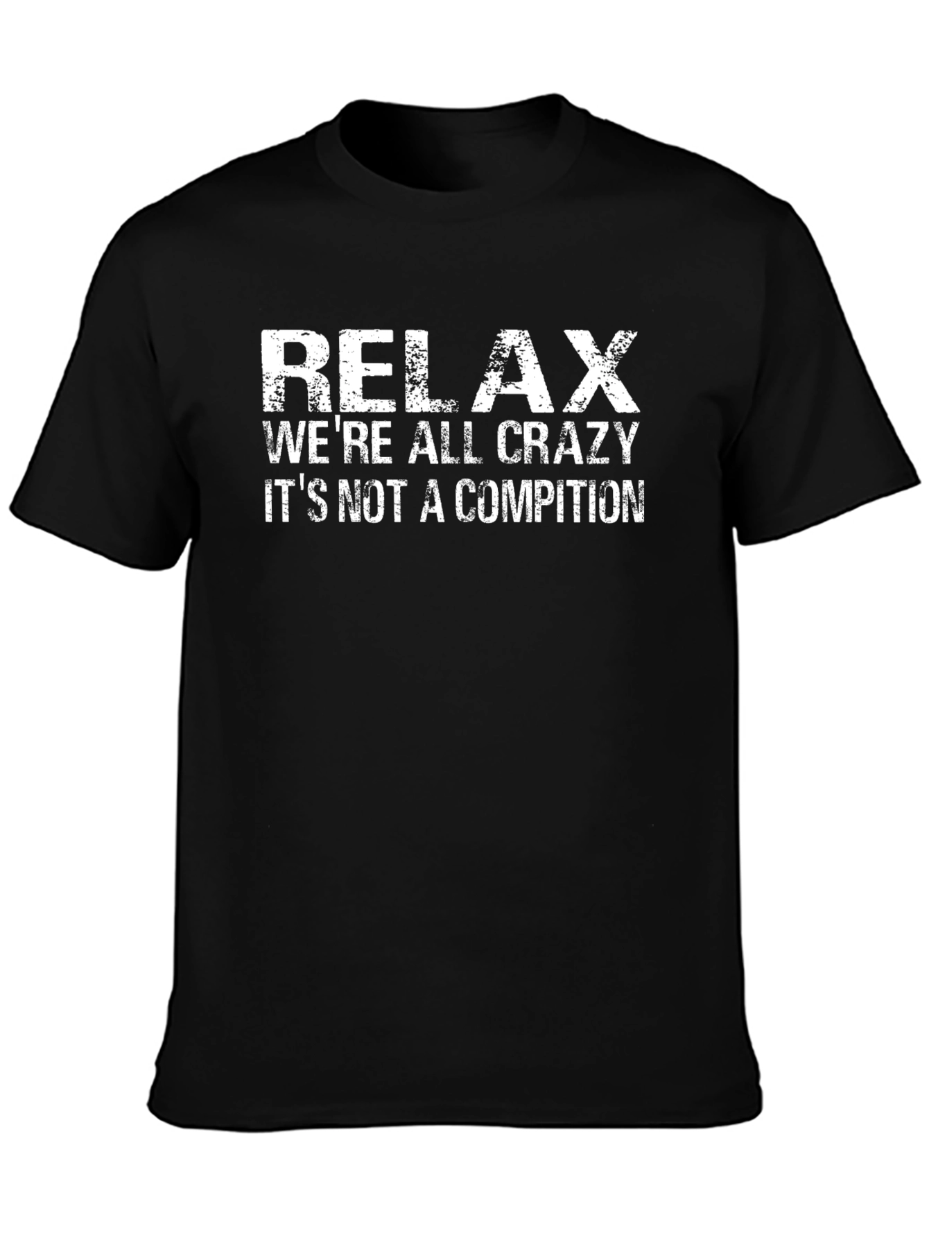 Black Relax Crazy Competition T-Shirt - Menswear view 3