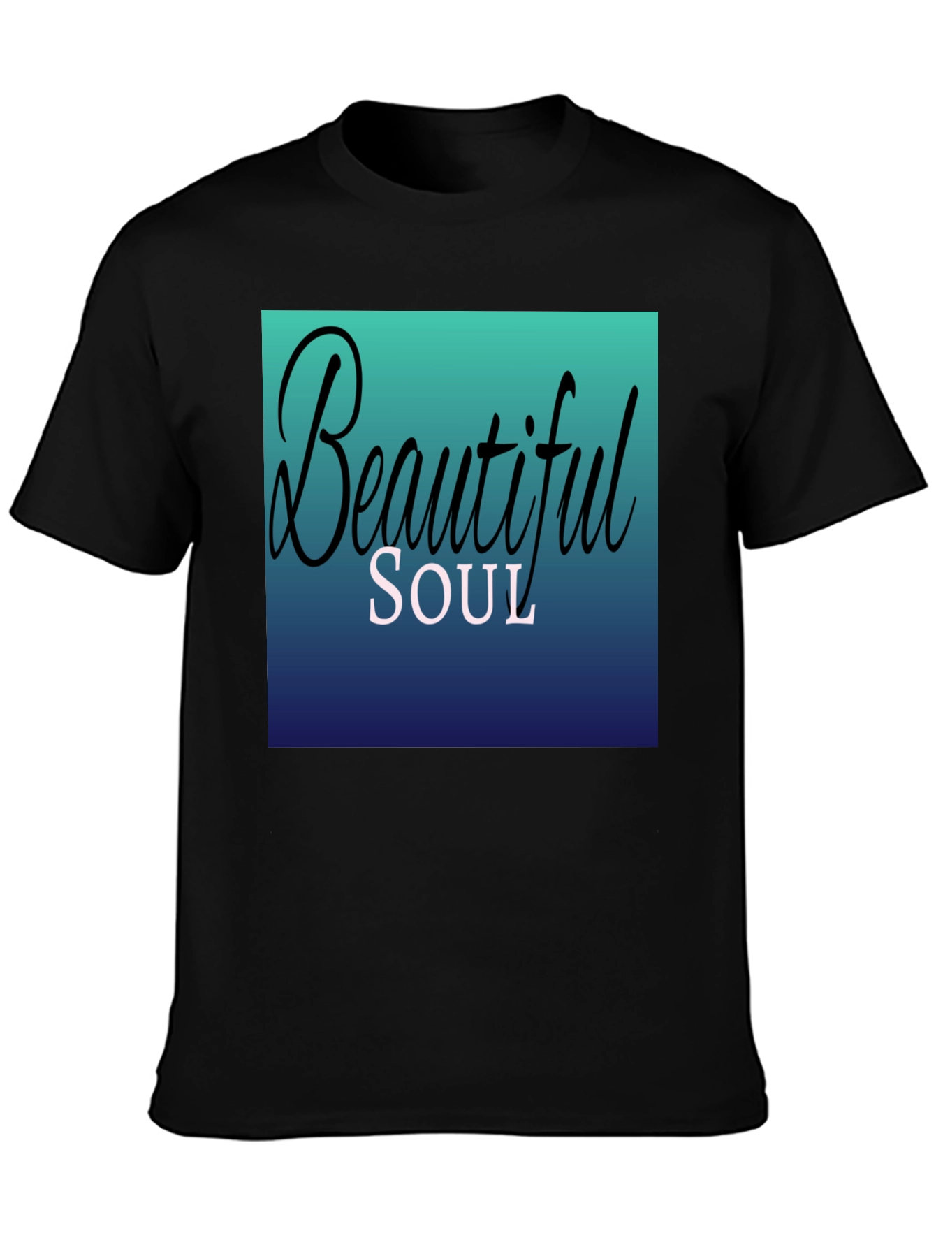 Black Beautiful Soul Graphic T-Shirt view 3