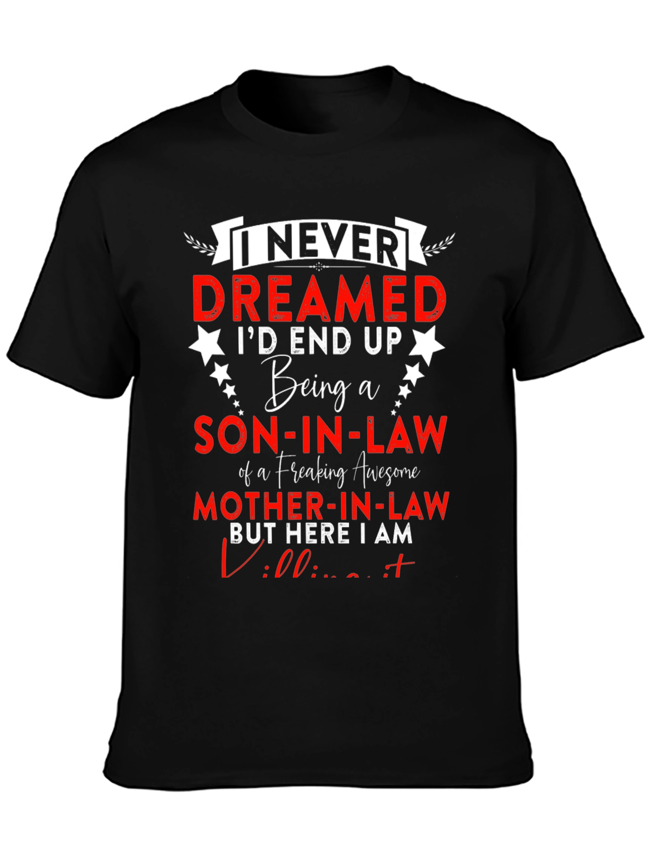 Black Son-In-Law Graphic Novelty T-Shirt view 3