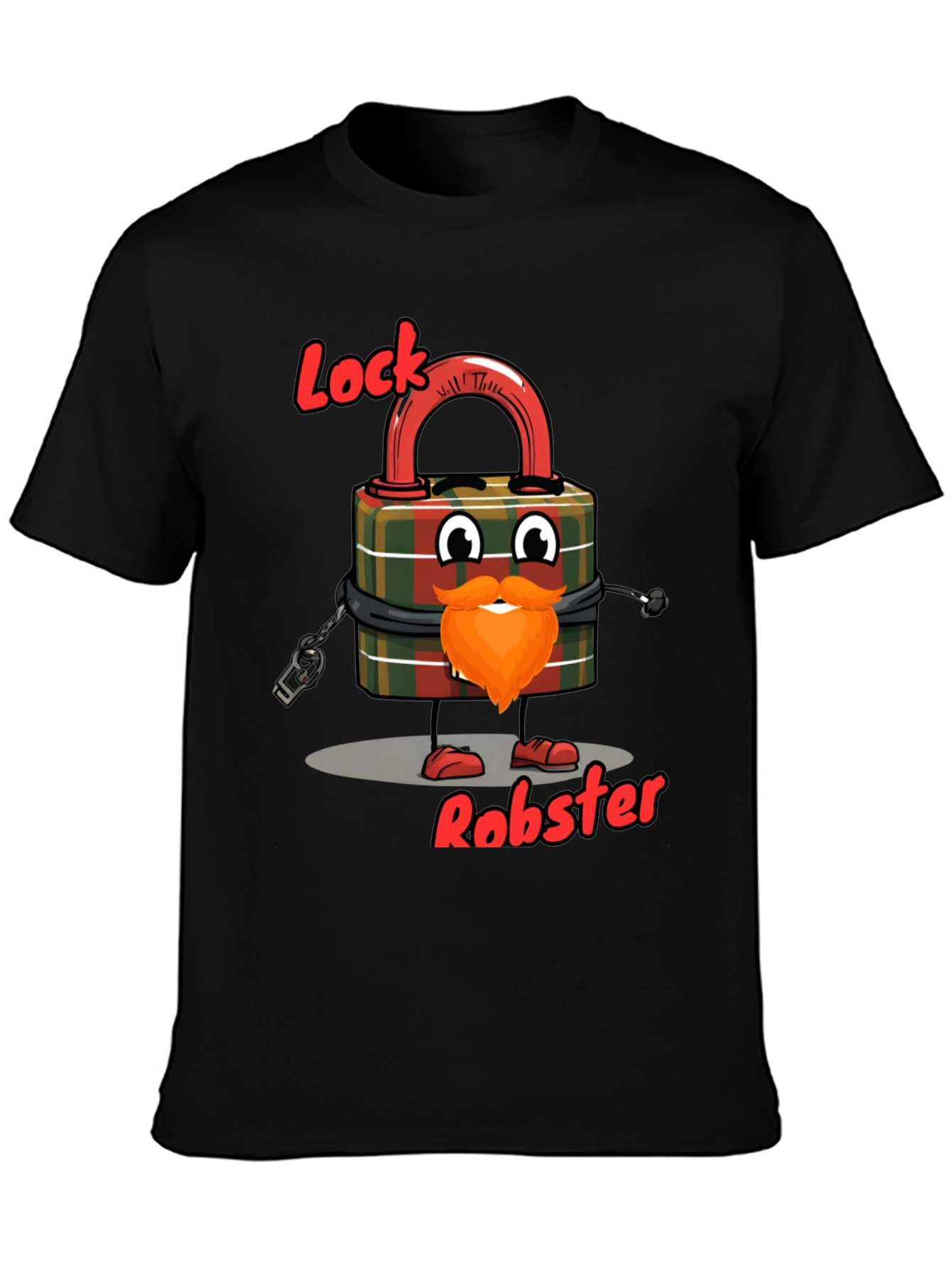 Black Lock Robster Graphic Tee view 3