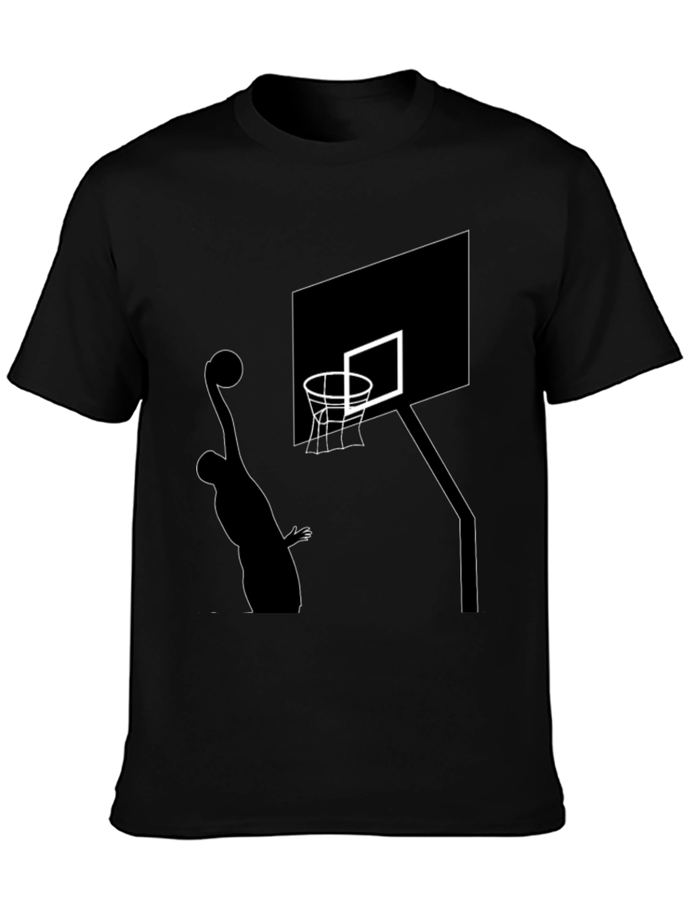 Black Basketball Graphic T-Shirt view 3