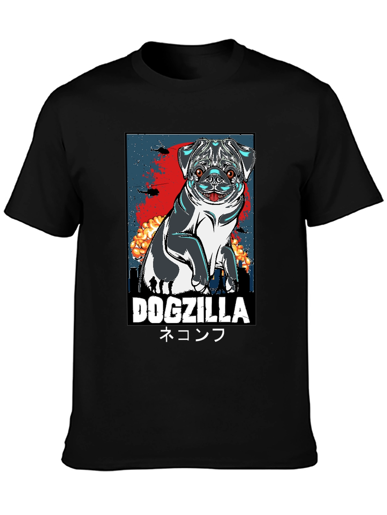 Dogzilla Graphic Tee - Unleash the Beast! - 3