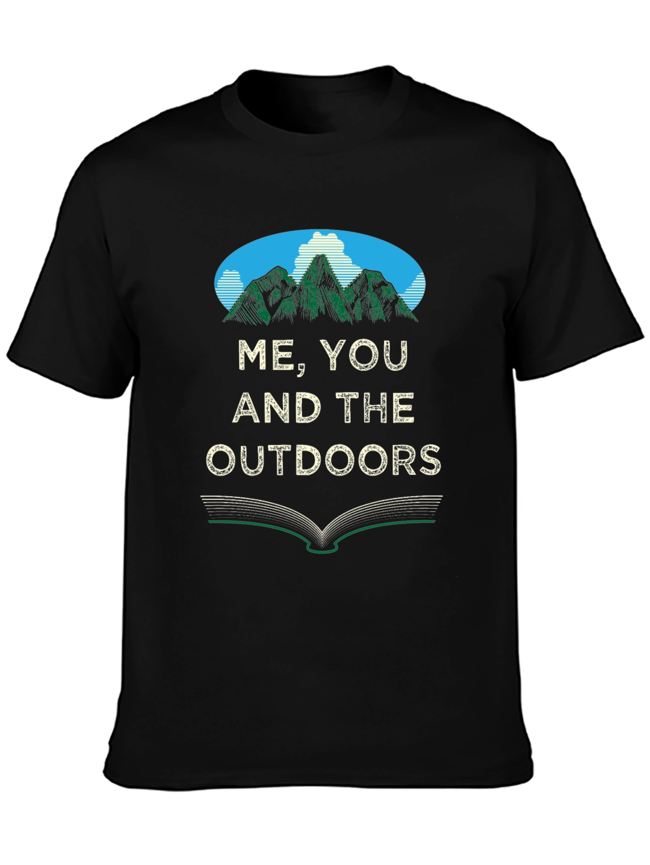 Black Me, You & The Outdoors T-Shirt - Nature Lover's Tee view 3