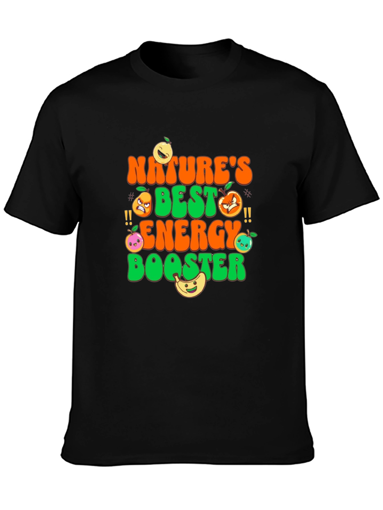 Black Nature's Best Energy Booster Graphic Tee view 3