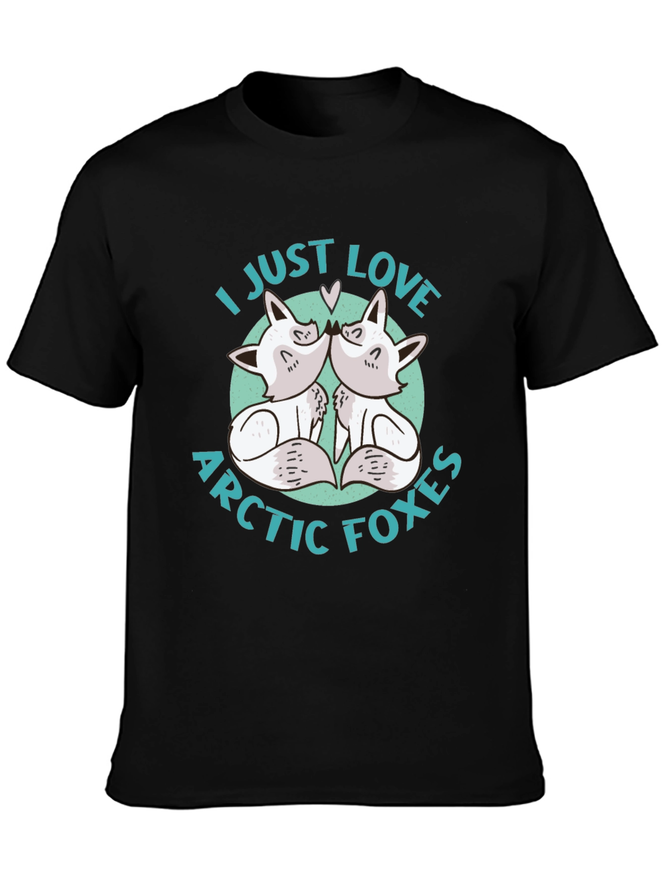 I Just Love Arctic Foxes Graphic T-Shirt - 3