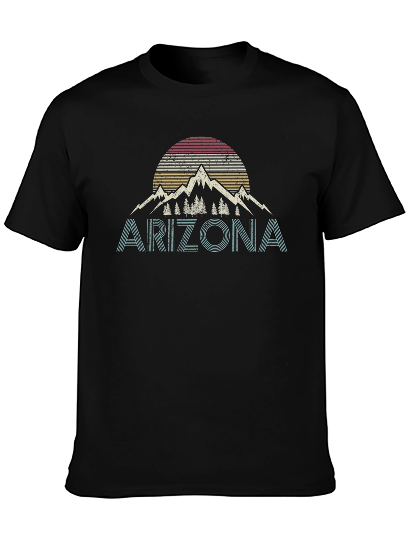 Black Vintage Arizona Graphic Tee view 3