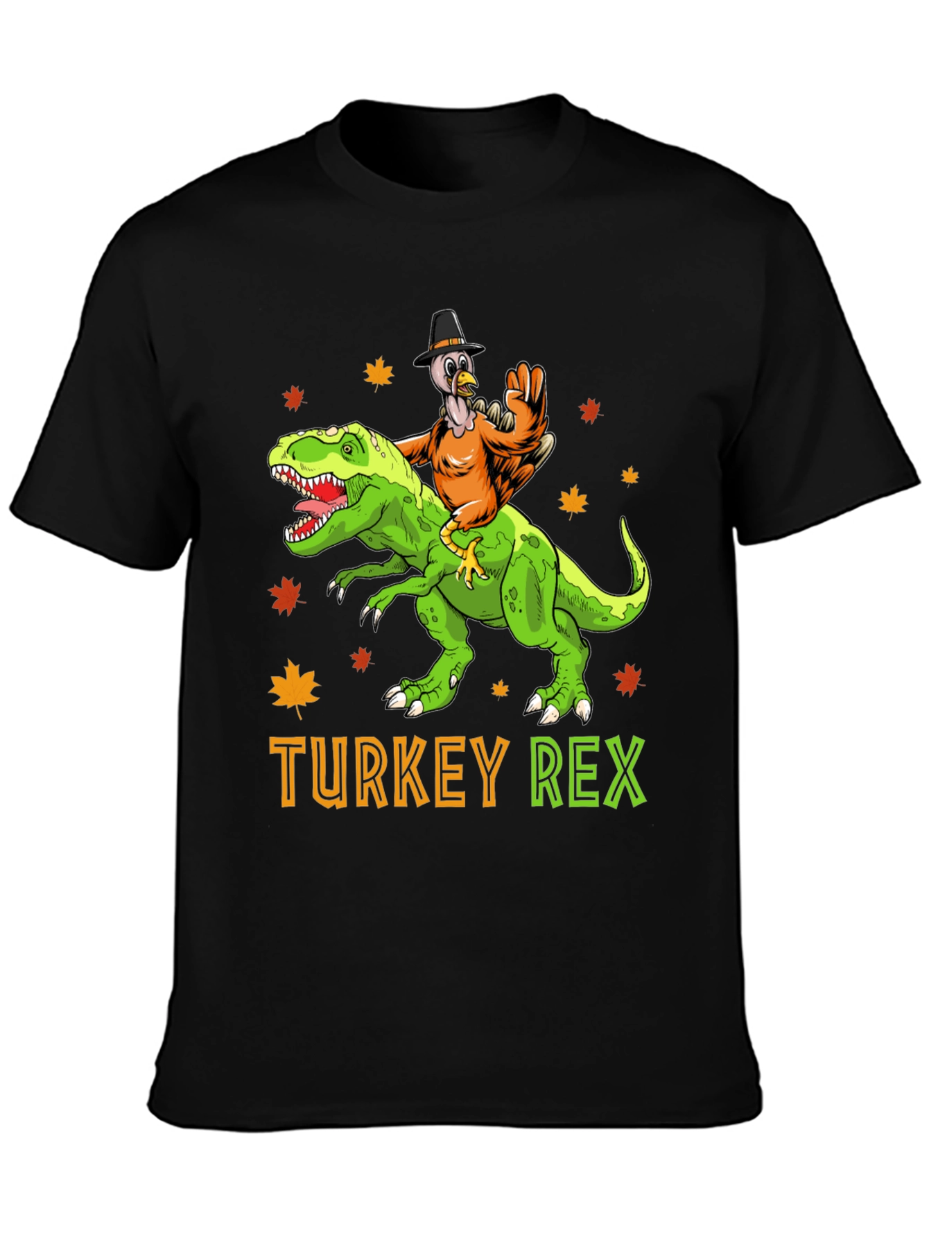 Turkey Rex T-Shirt: Thanksgiving Dinosaur Tee - 3