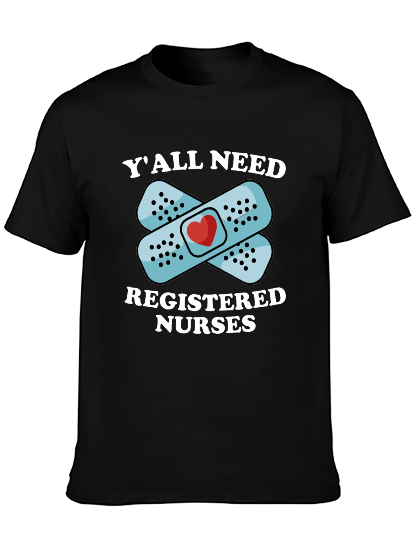 Black Y'all Need Registered Nurses T-Shirt view 3