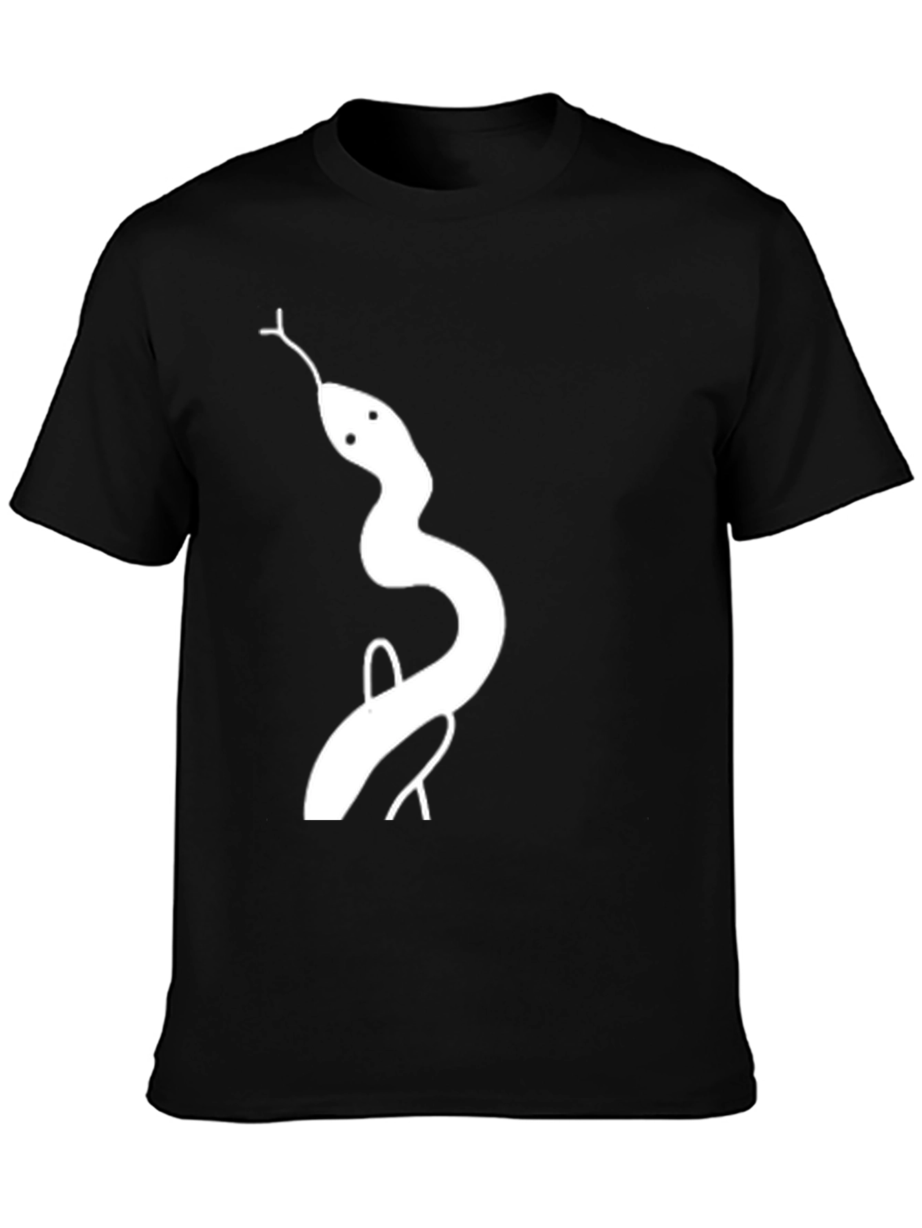 Black Snake Graphic Tee - Men's Black T-Shirt view 3
