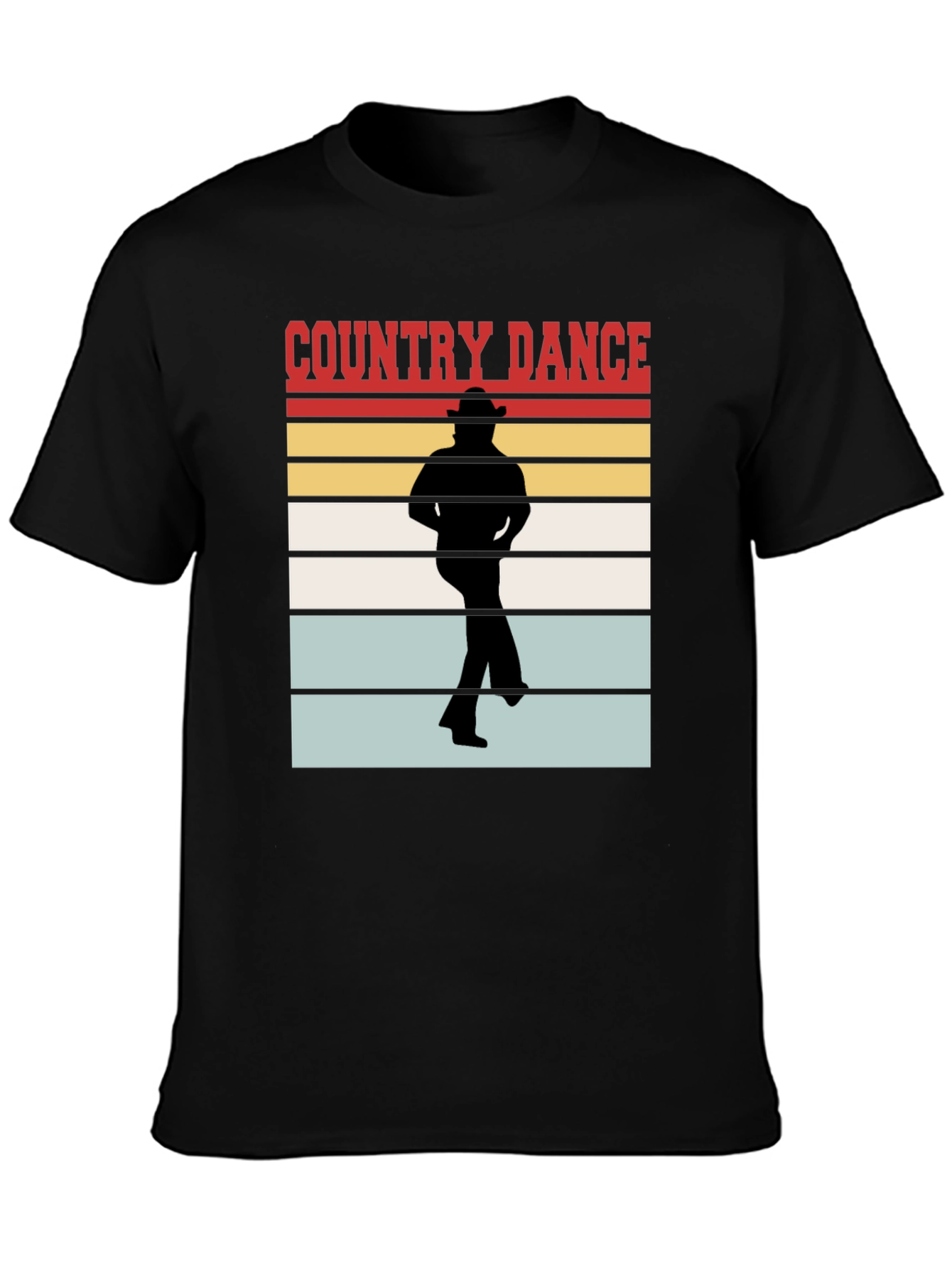 Country Dance Graphic T-Shirt - Western Style - 3