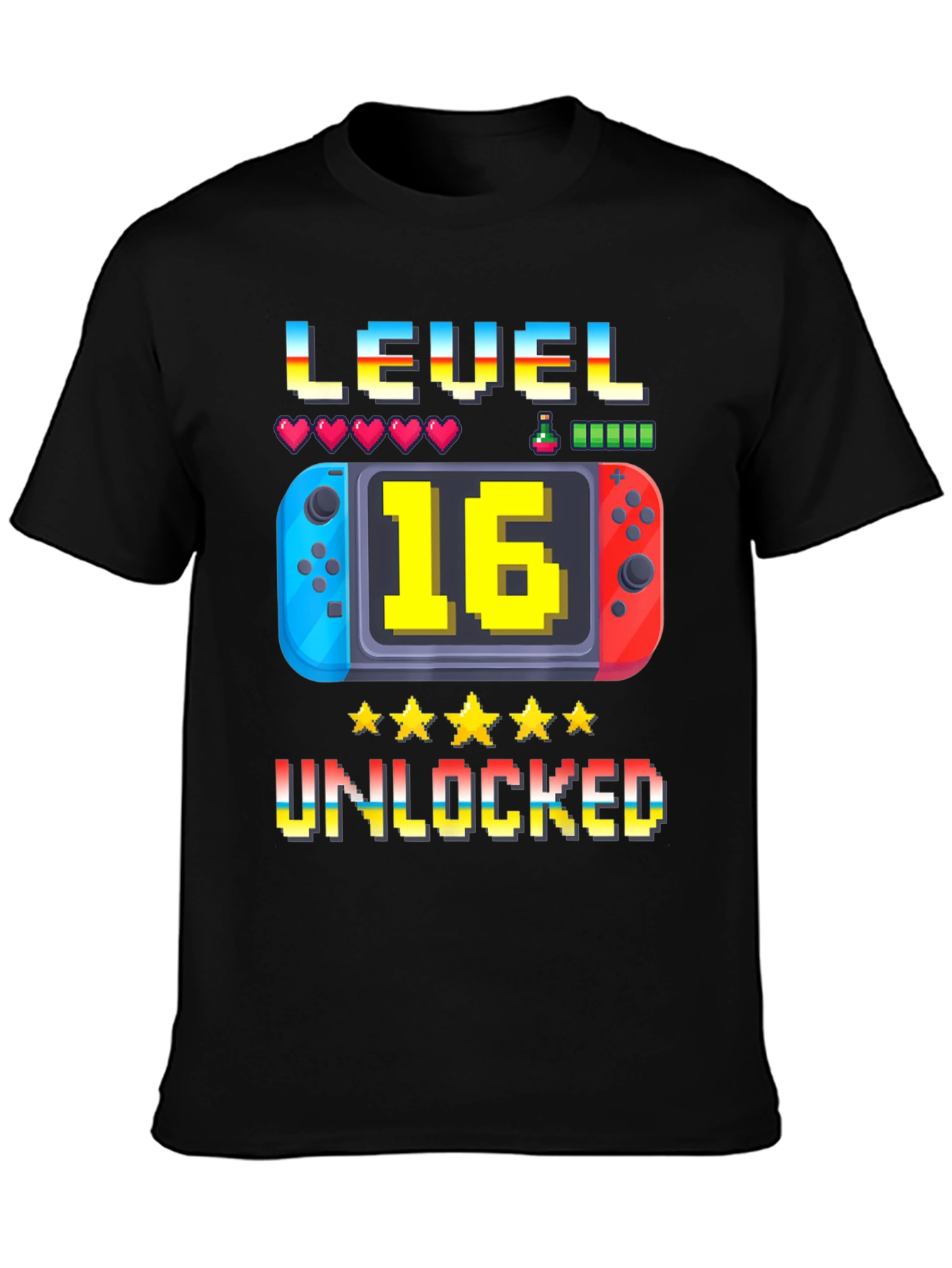 Black Level 16 Unlocked Graphic Tee view 3