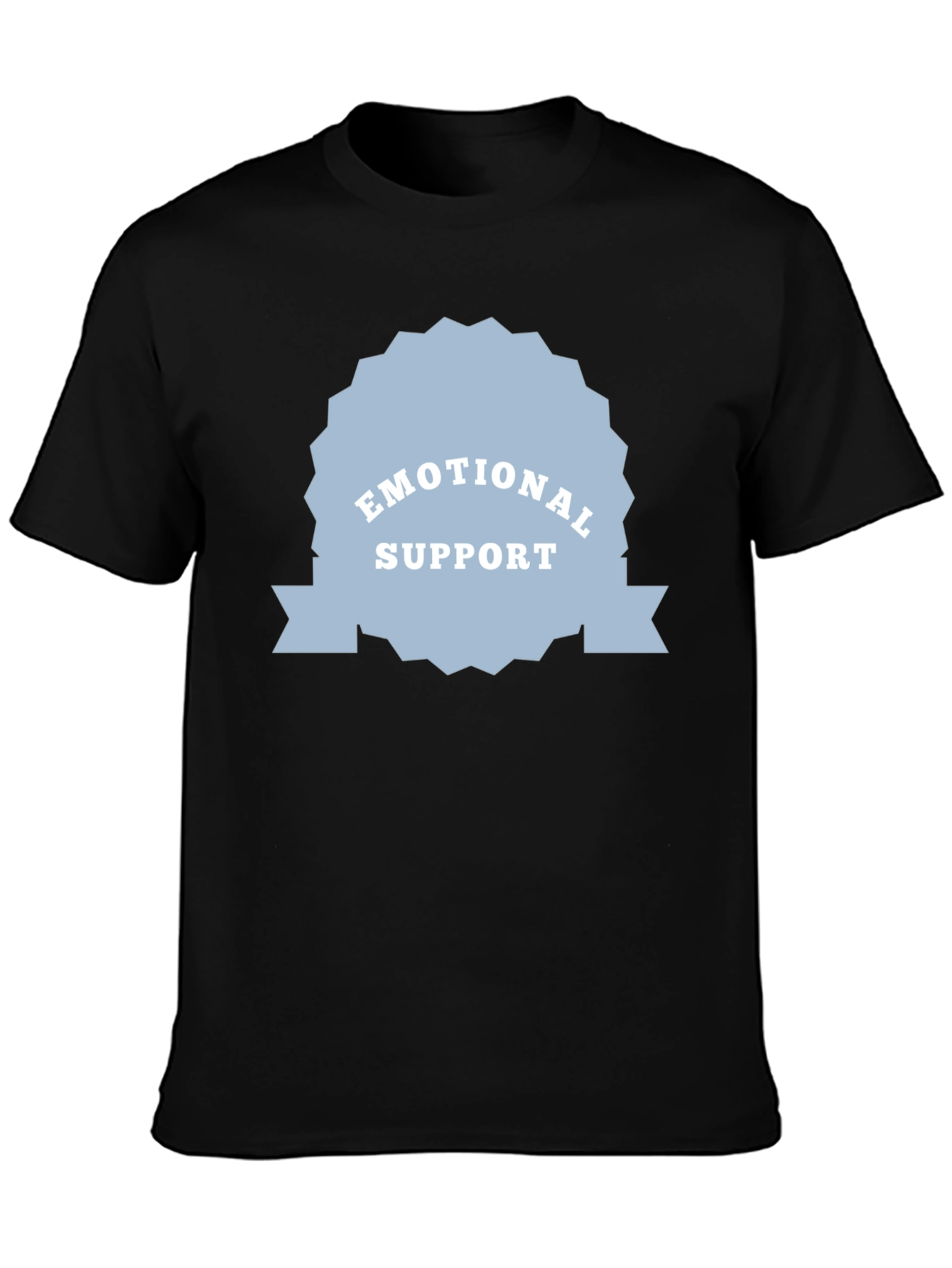 Black Emotional Support Black Tee view 3