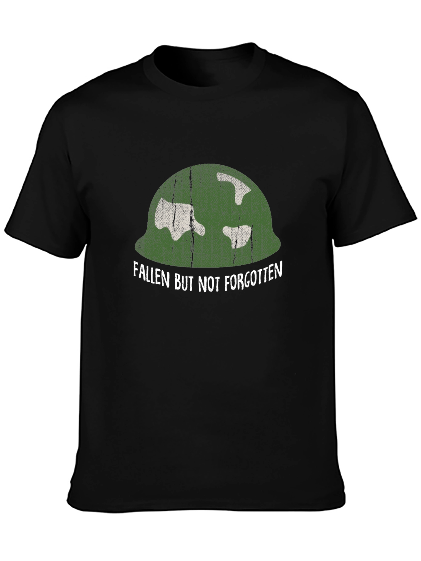 Black Fallen But Not Forgotten Graphic Tee view 3