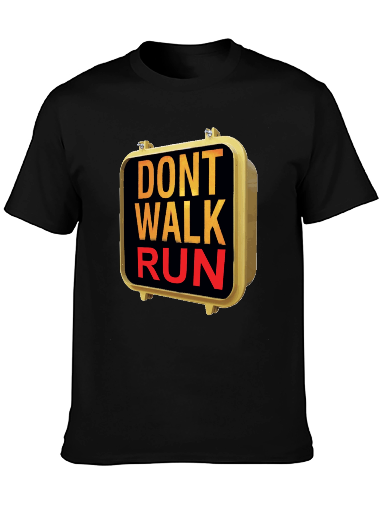 Black Don't Walk Run Graphic Tee view 3