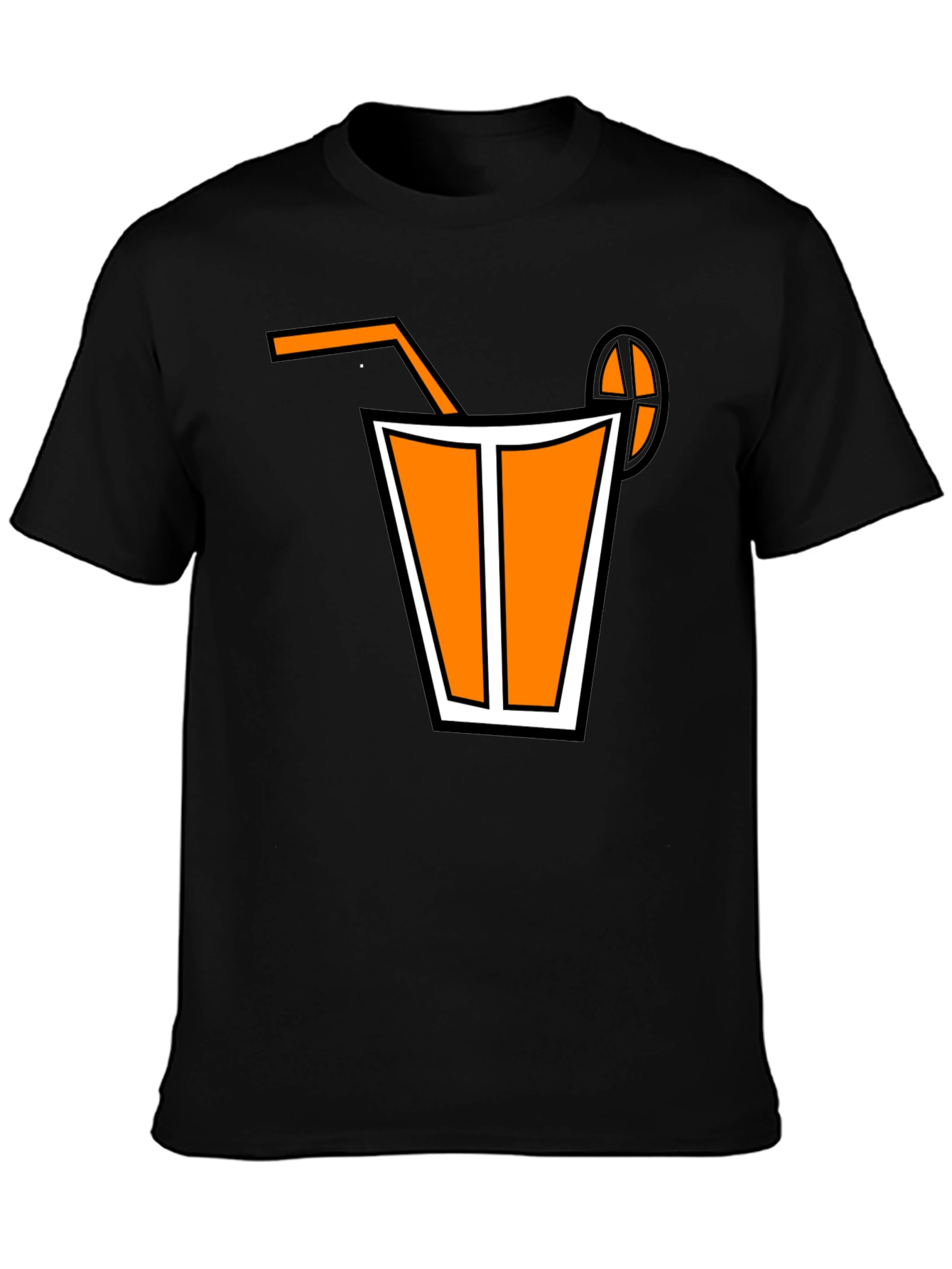 Black Orange Juice Graphic Tee view 3