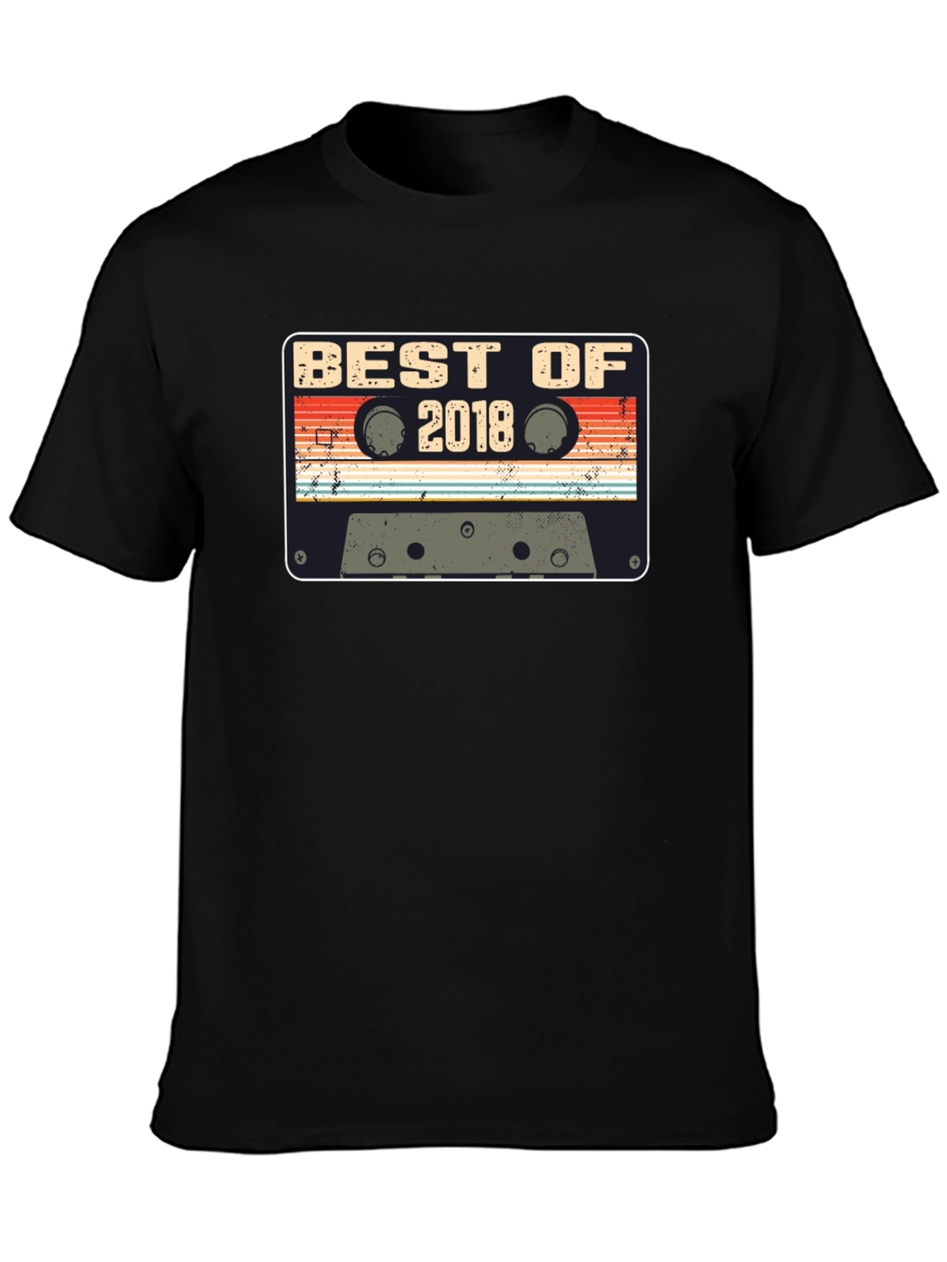 Best of 2018 Cassette Tape Graphic T-Shirt - 3