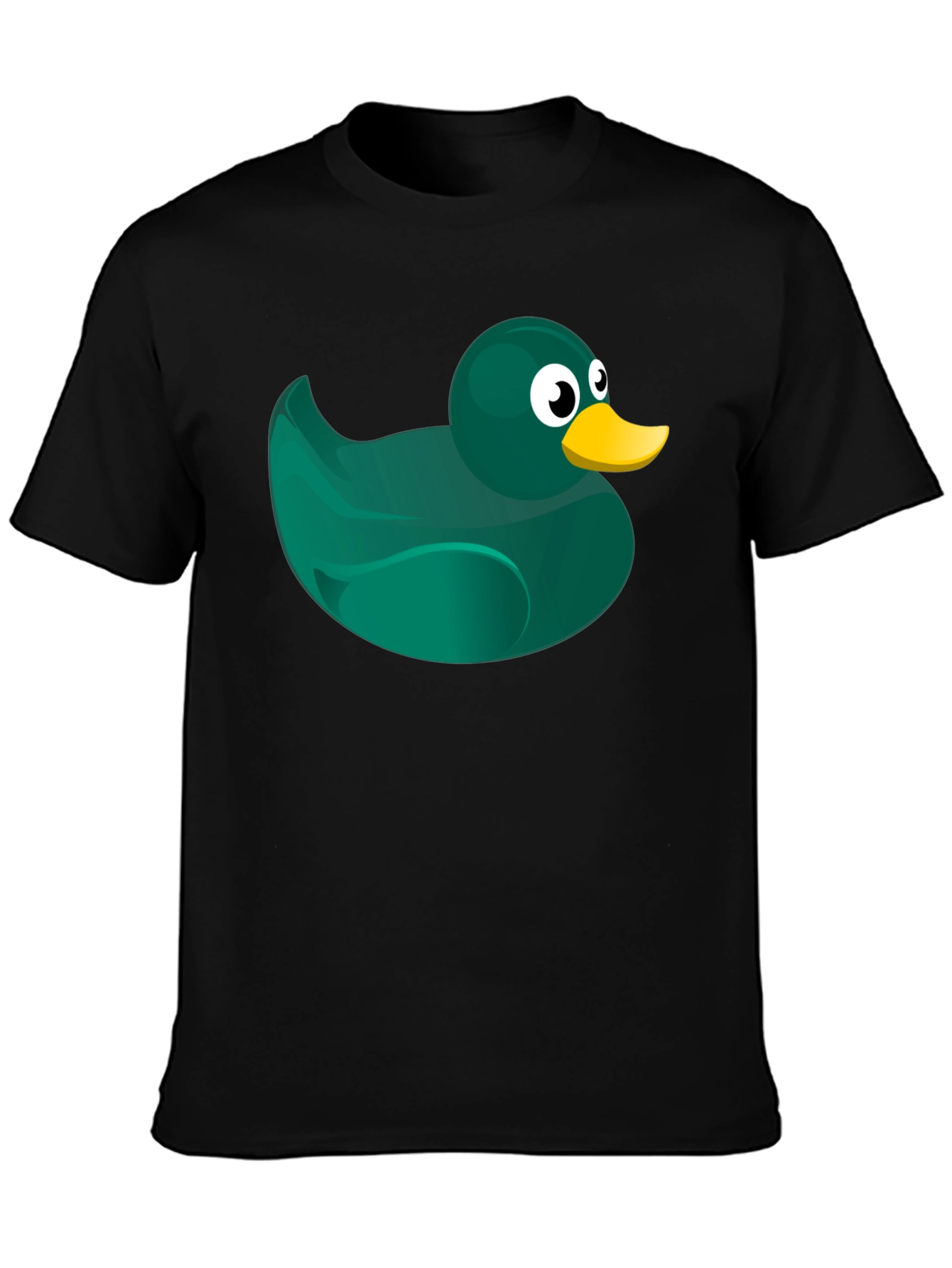 Black Emerald Rubber Duck T-Shirt view 3