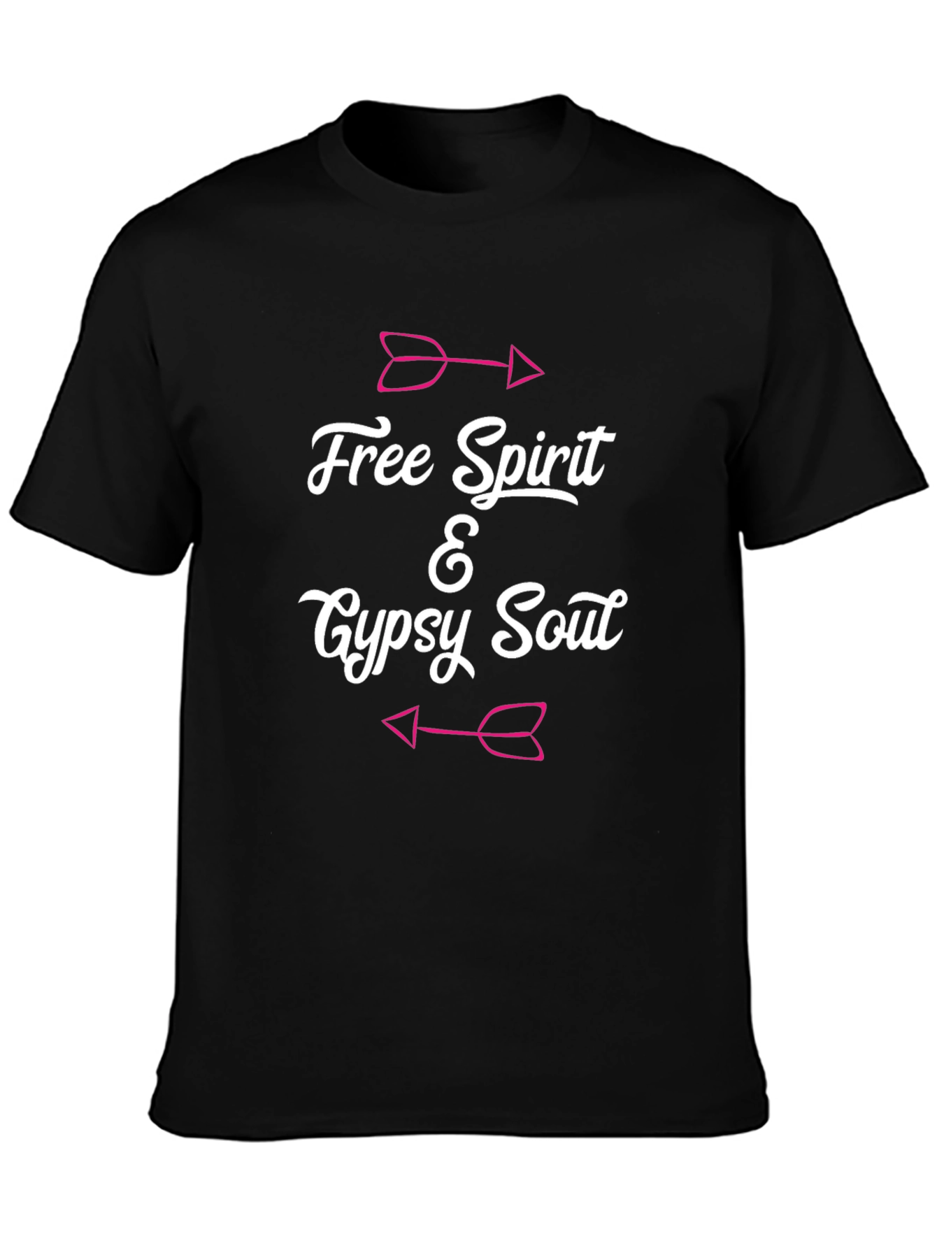 Black Free Spirit Gypsy Soul Graphic Tee view 3
