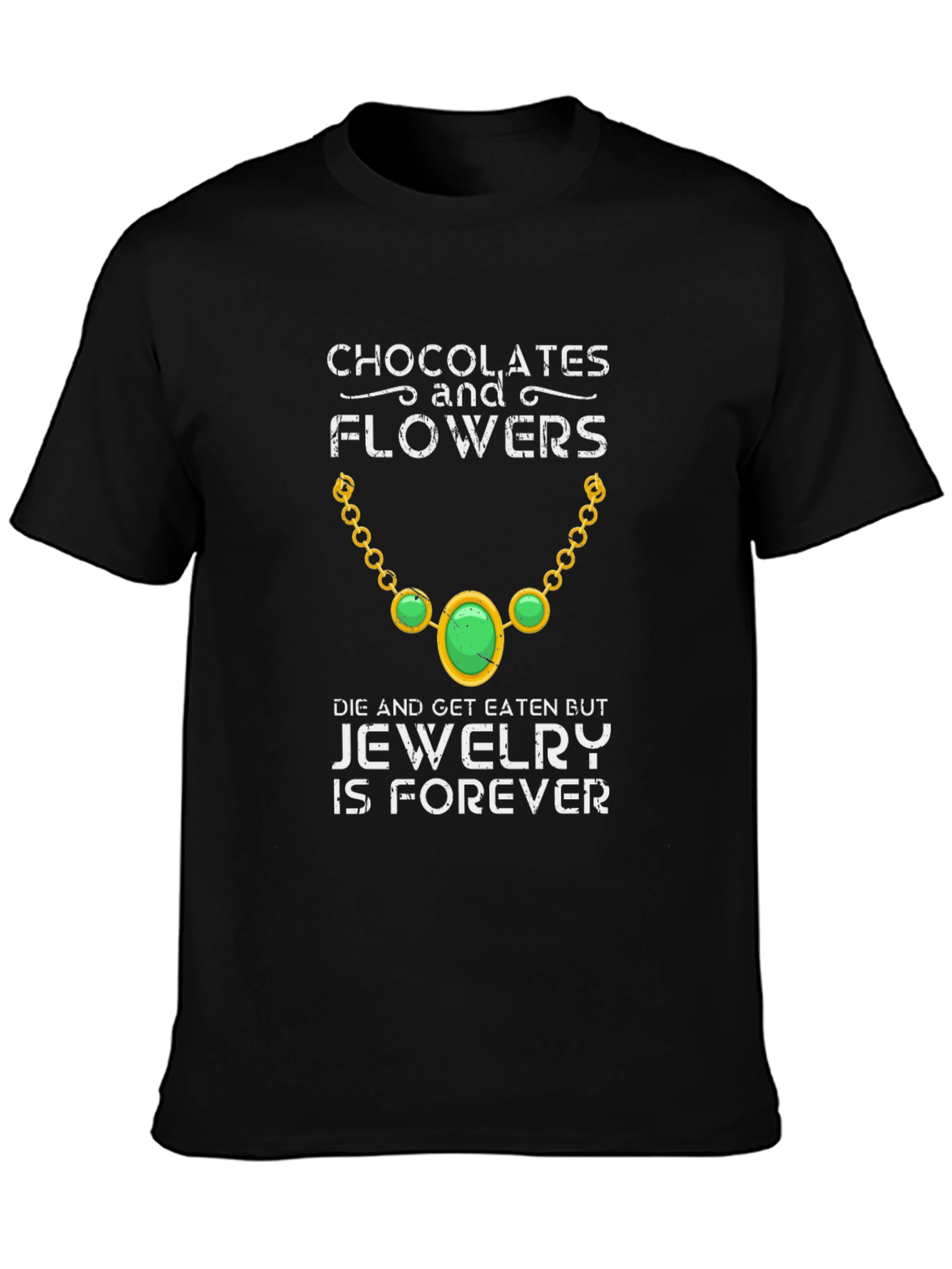 Black Jewelry is Forever Graphic Tee view 3
