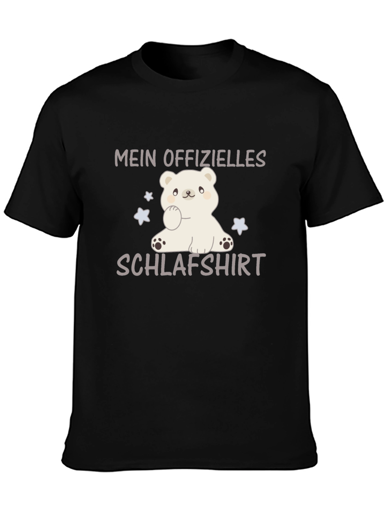 Black Cute Bear Sleep Shirt - Mein Offizielles Schlafshirt view 3