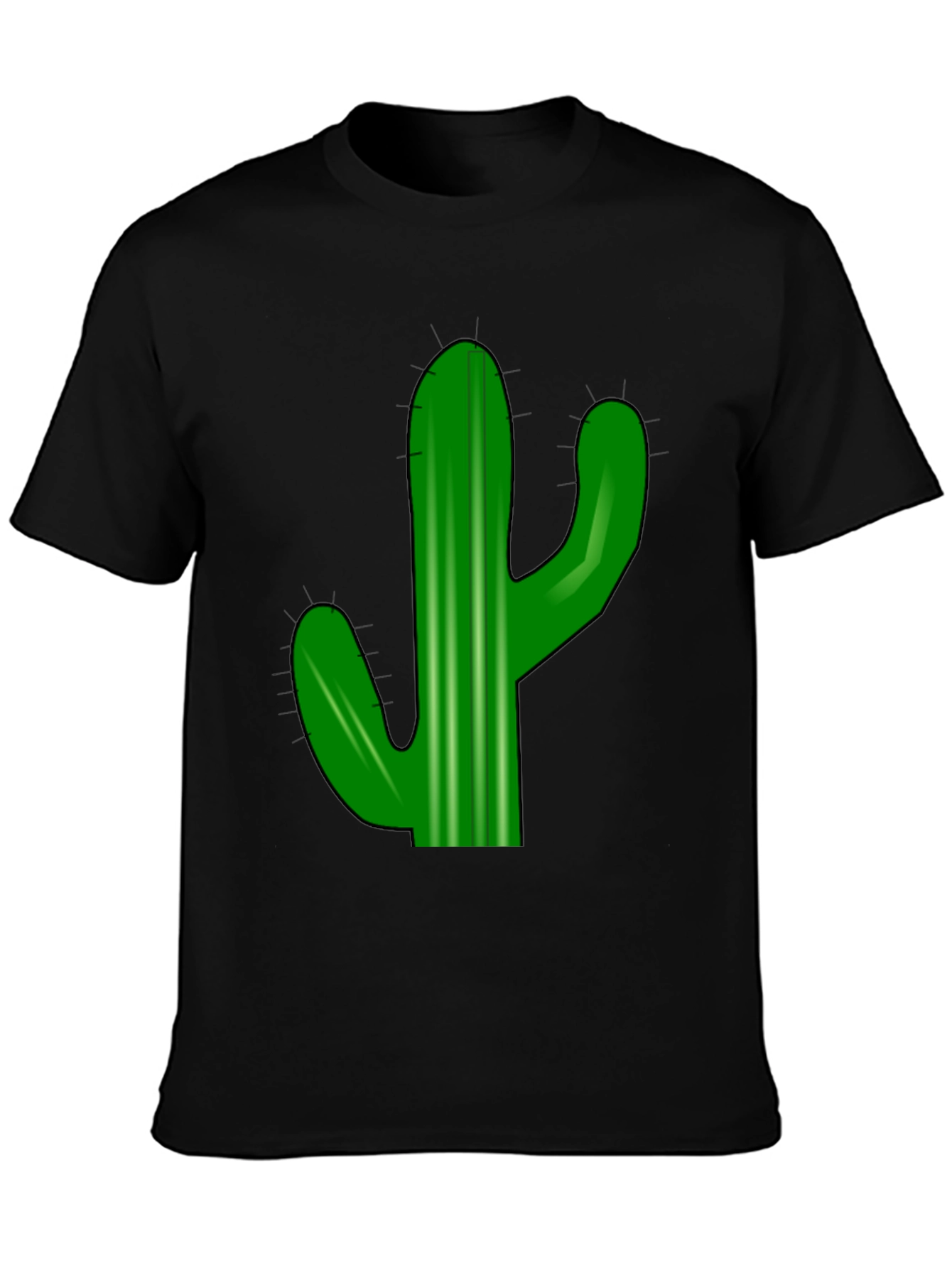 Black Cactus Graphic Tee - Desert Vibes view 3