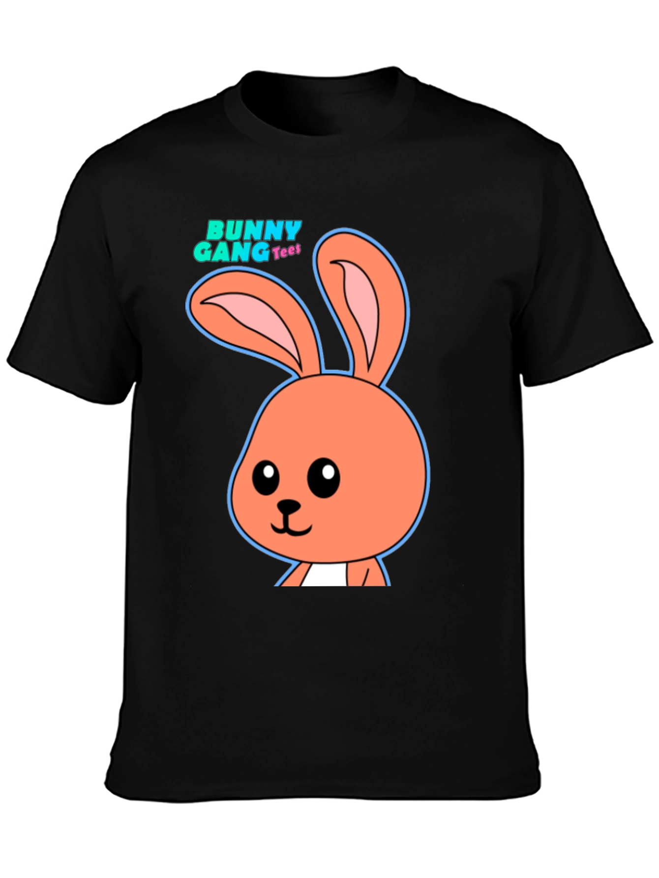 Black Bunny Gang Tee Black T-Shirt view 3