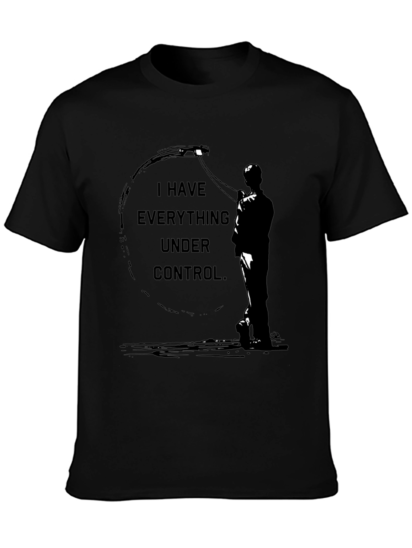 Black Control Graphic T-Shirt view 3