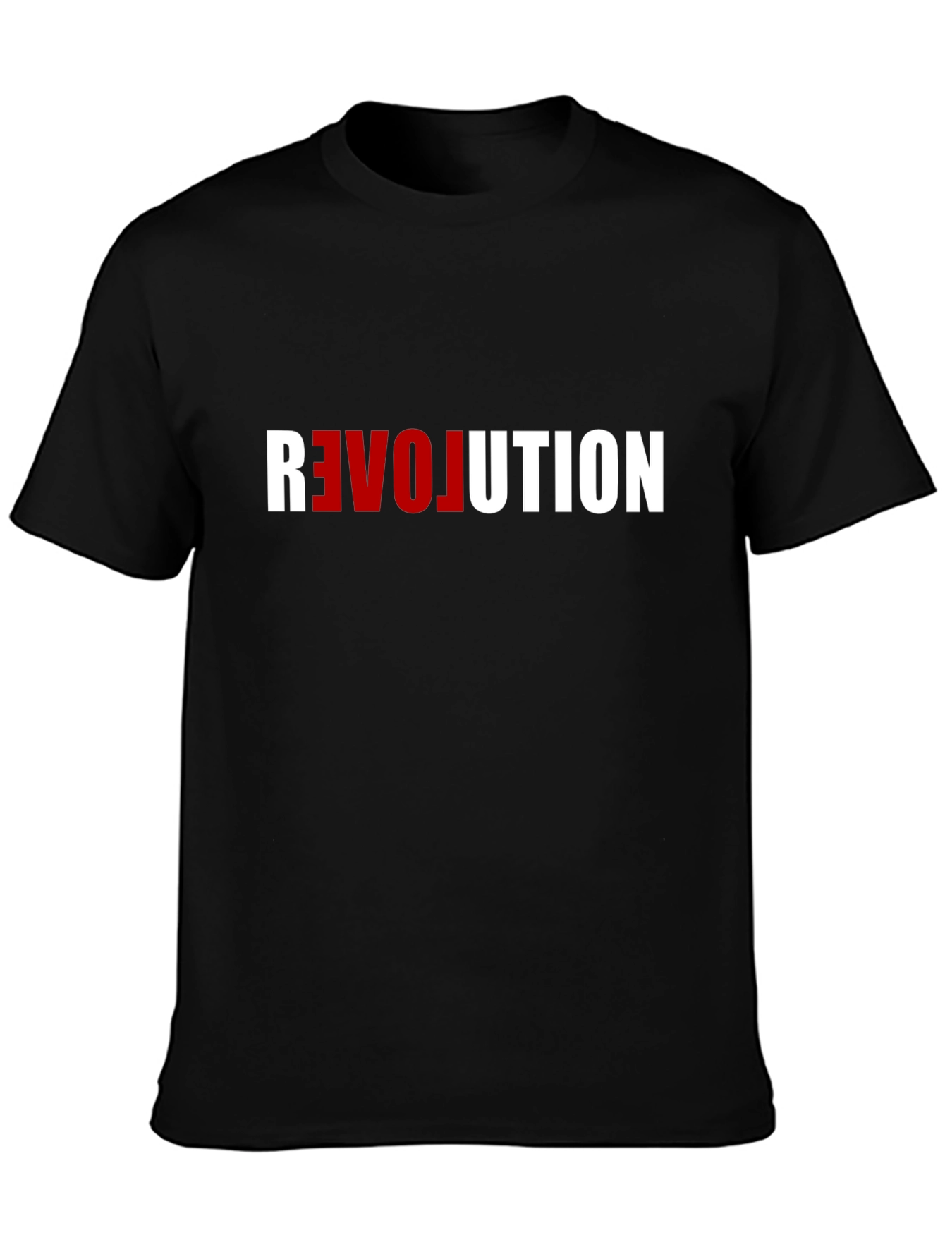 Black Revolution T-Shirt: Bold Graphic Tee view 3